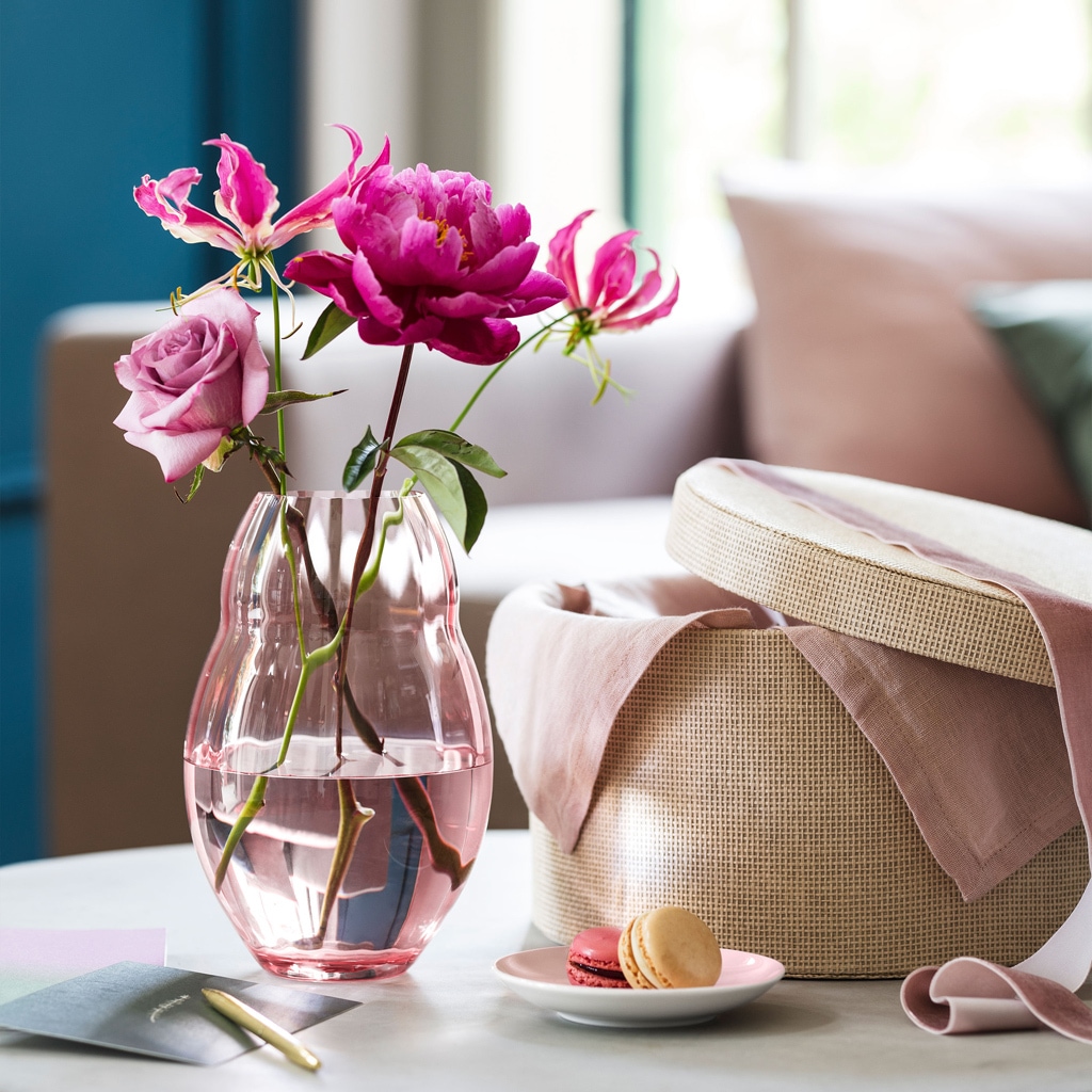 Villeroy & Boch Dekovase »Vase Rose Garden Home 20 cm rosé«