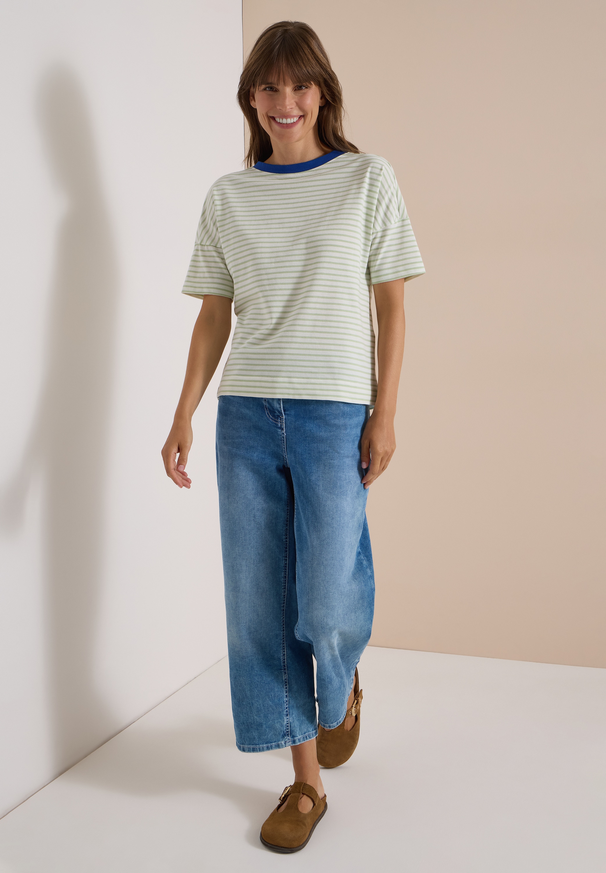 Cecil T-Shirt aus reiner Baumwolle