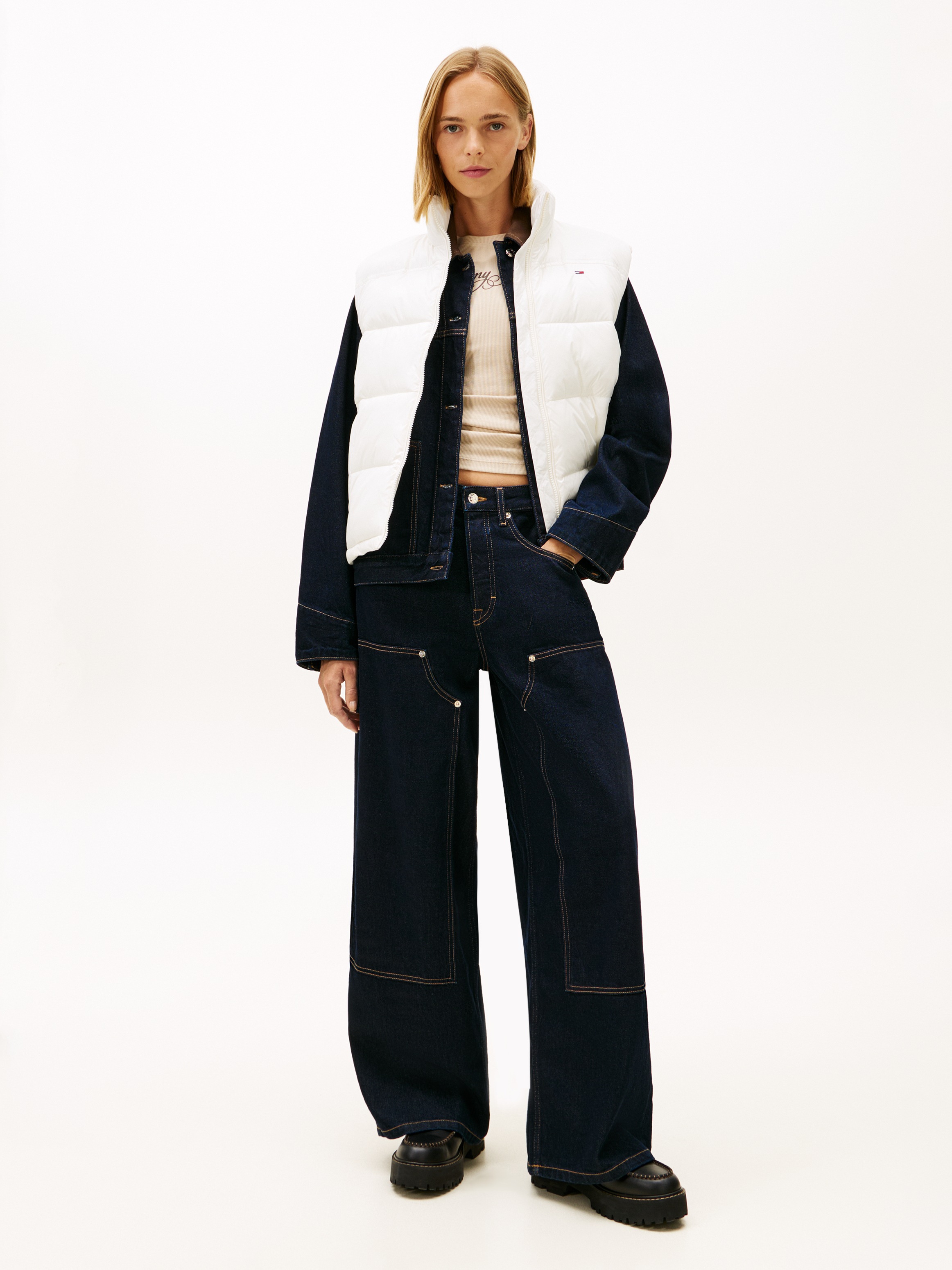 Thumbnail - Tommy Jeans Steppweste "TJW ESSENTIAL PUFFER VEST SHINY"