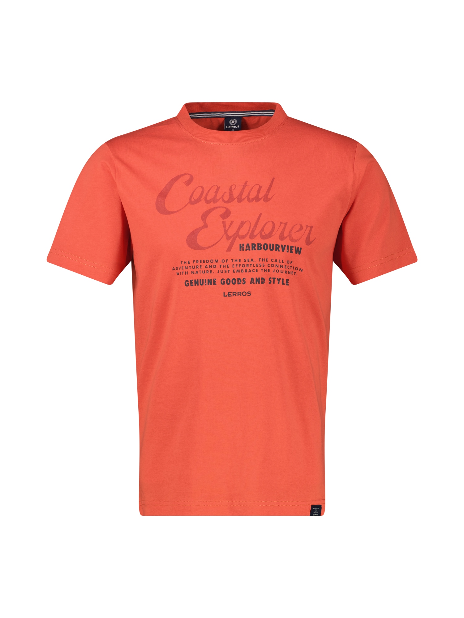LERROS T-Shirt "T-Shirt aus 100 % Baumwolle, große Größen"