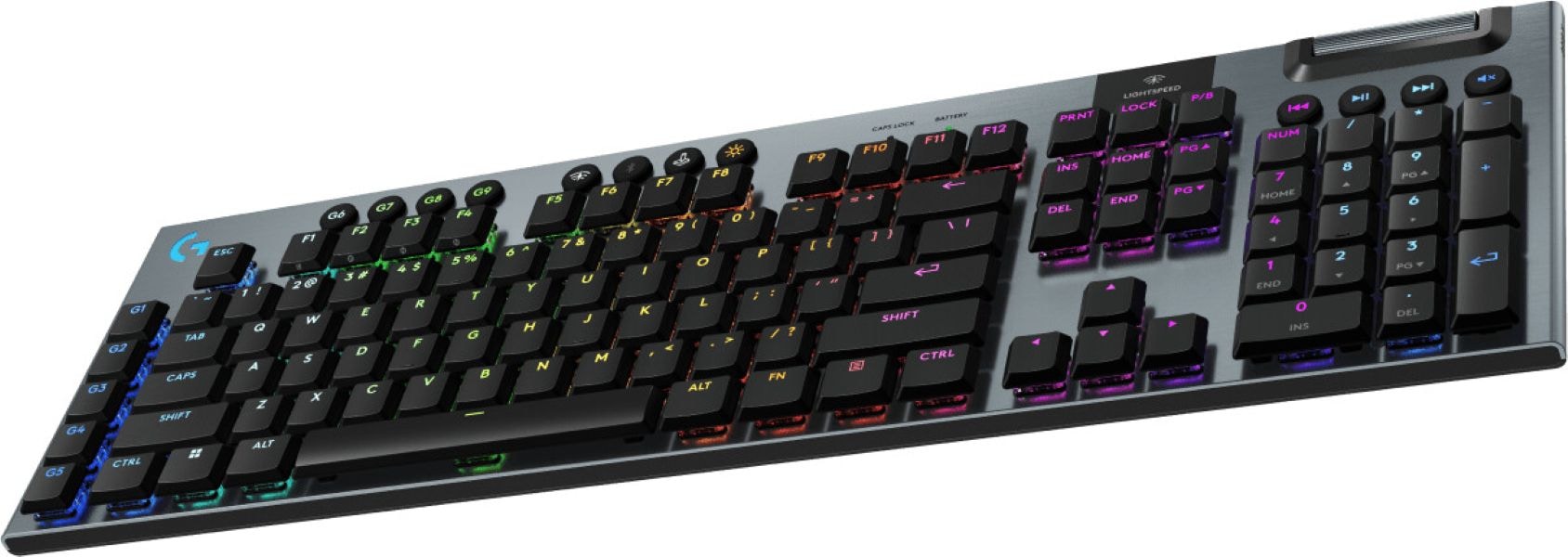 Logitech G Gaming-Tastatur »G915 X LIGHTSPEED Wireless Gaming Keyboard - BLACK - US INT'L«