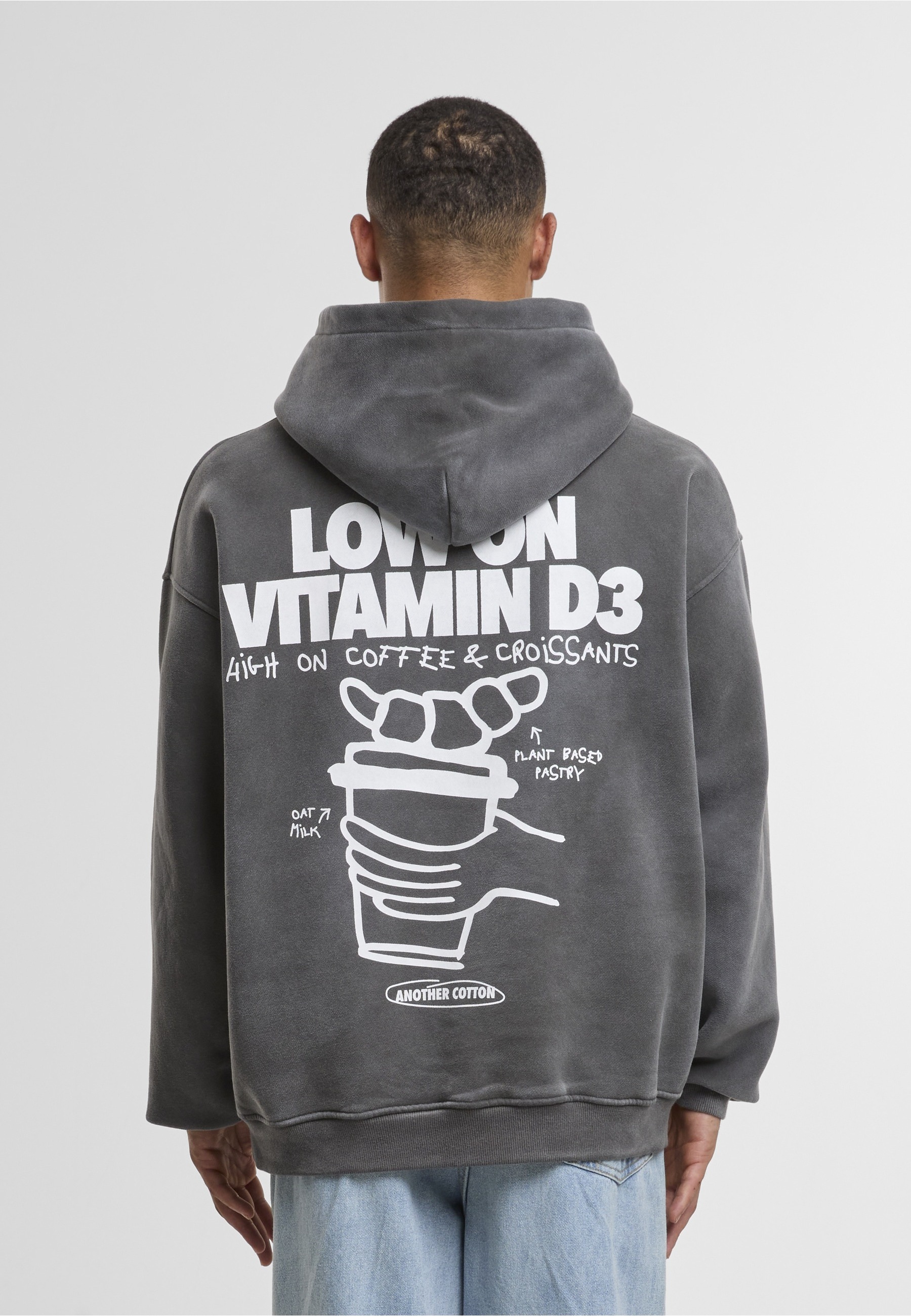 Another Cotton Lab Kapuzensweatshirt »Another Cotton Lab Vitamin D3 Washed Hoodie«, 1
