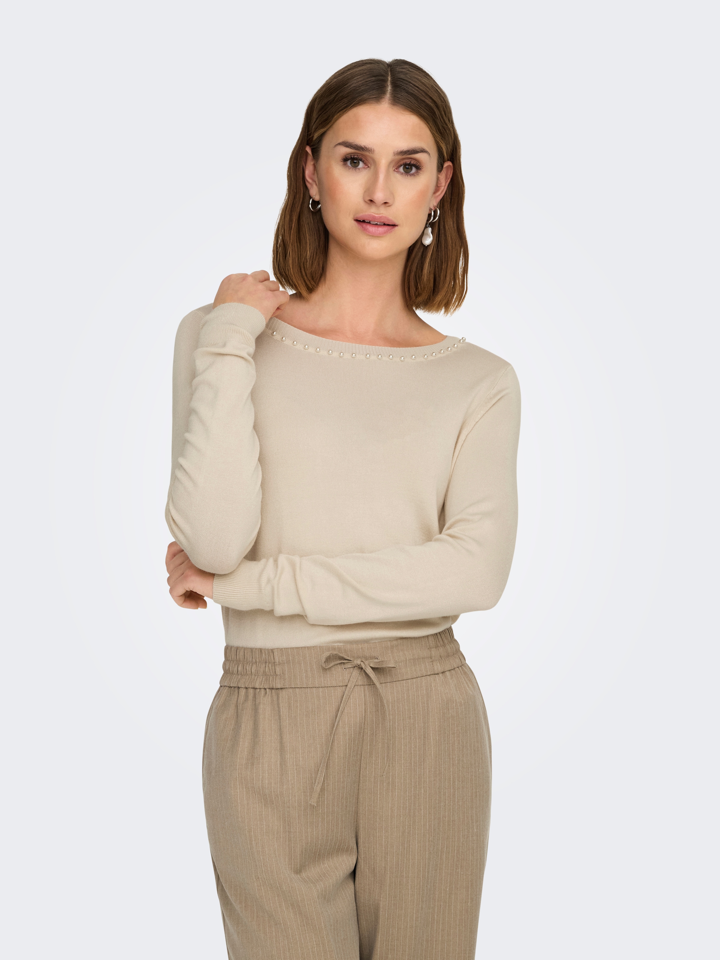 ONLY Megztinis »ONLVENICE LIFE LS PEARL O-N...