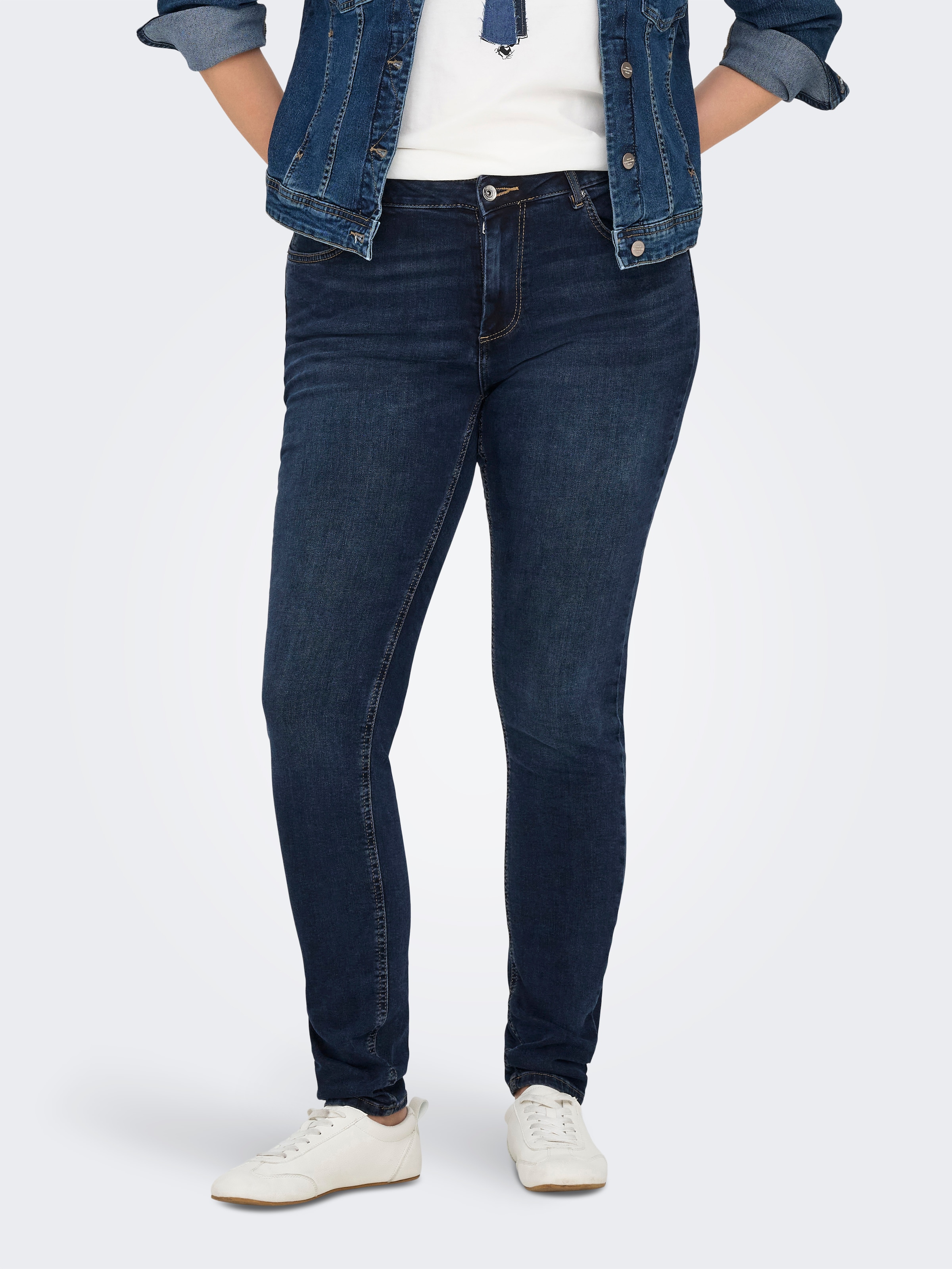 ONLY CARMAKOMA Skinny-fit-Jeans "CARWILLY REG SKINNY DNM REA2600" günstig online kaufen