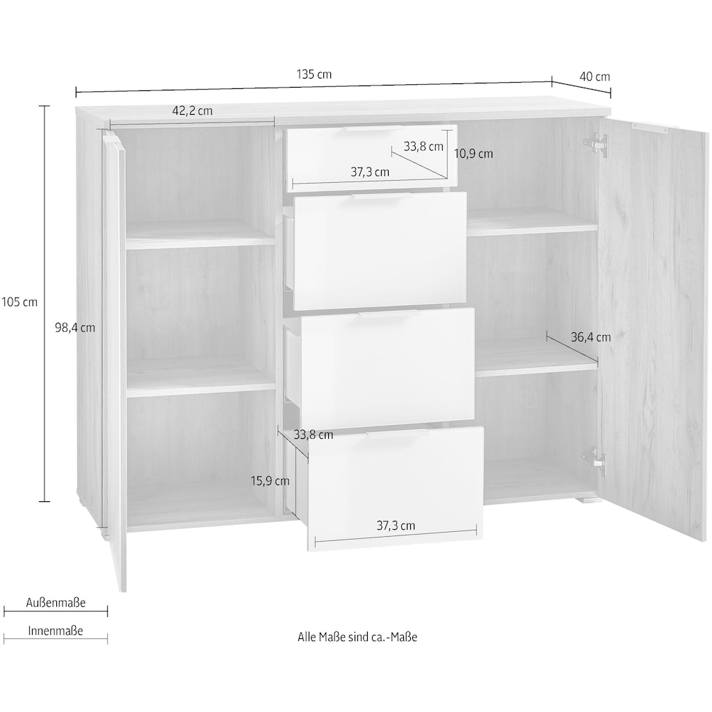 GERMANIA Sideboard »GW-Telde«