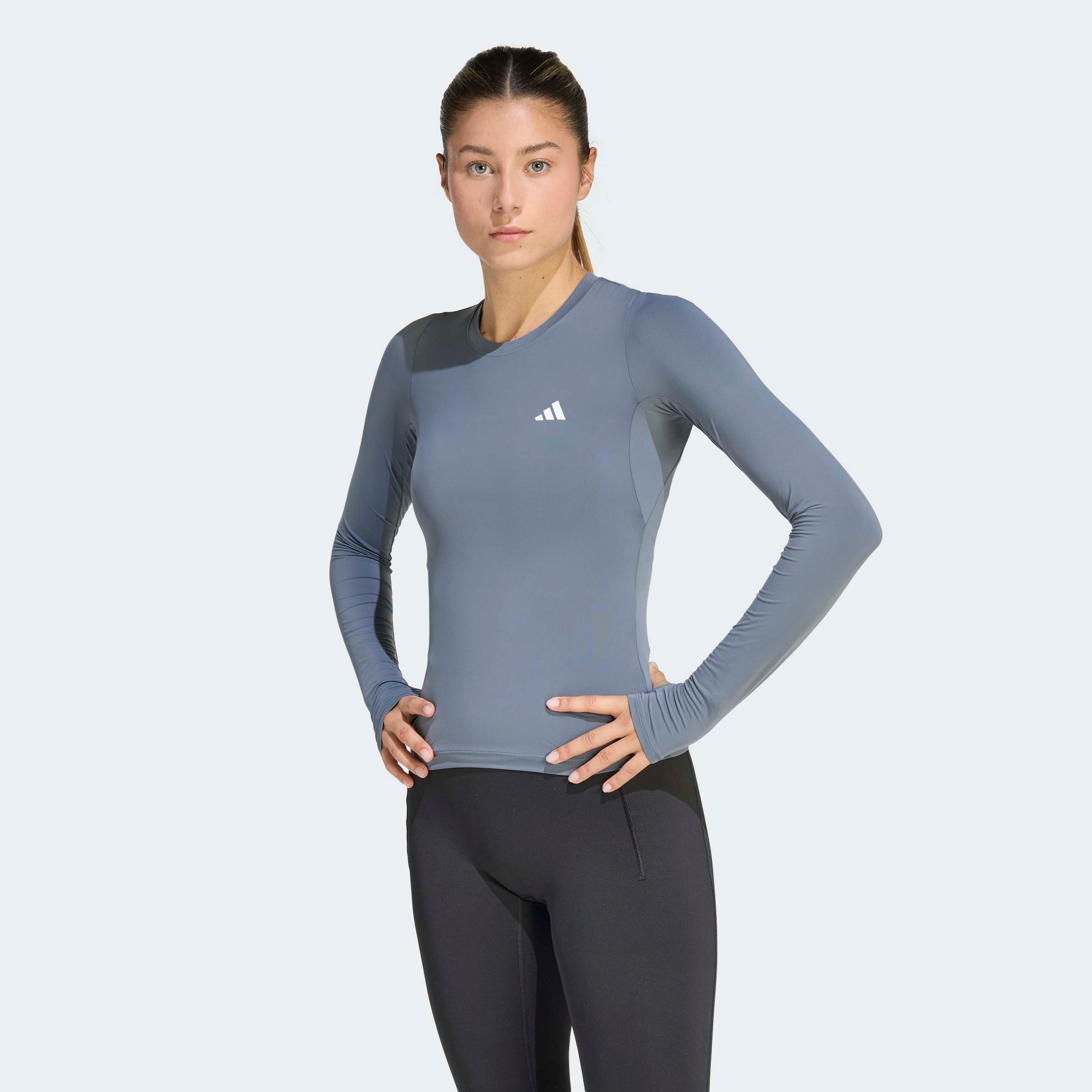 adidas Performance Funktionsshirt »POWER ESSENTIALS WORKOUT CONTOUR LONGSLEEVE«