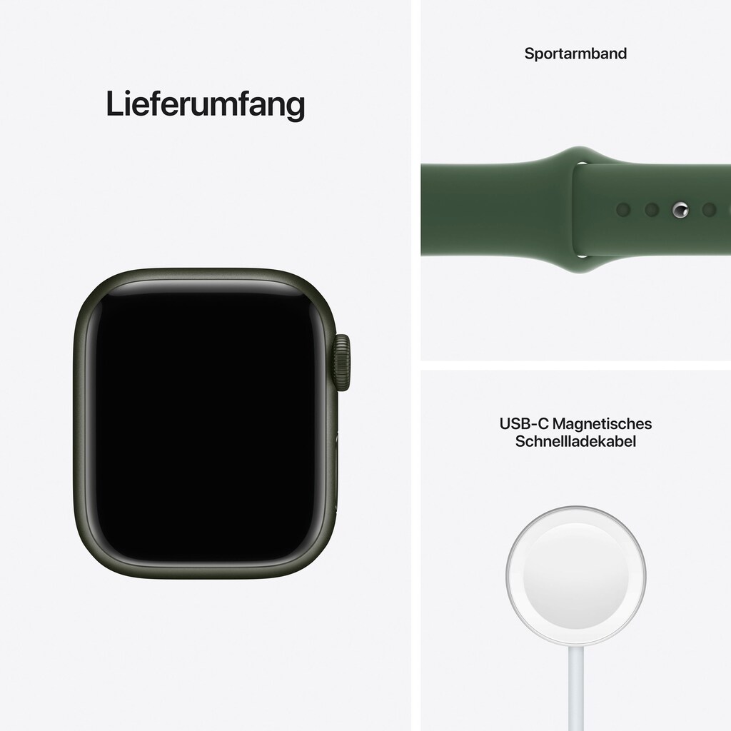 Apple Smartwatch »Watch Series 7 GPS, 41mm«, (Watch OS 8)