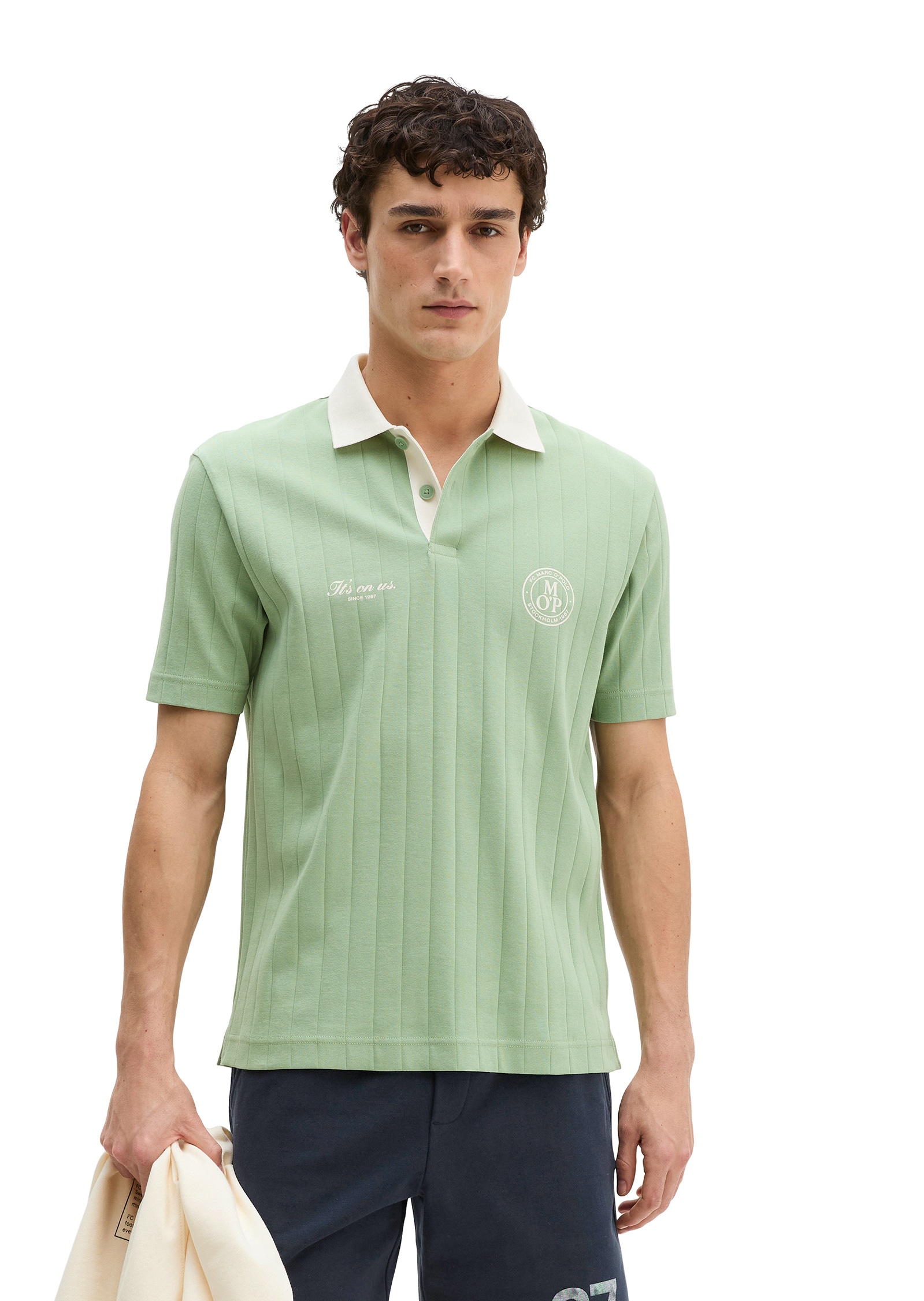 Marc OPolo Poloshirt "aus reiner Bio-Baumwolle"