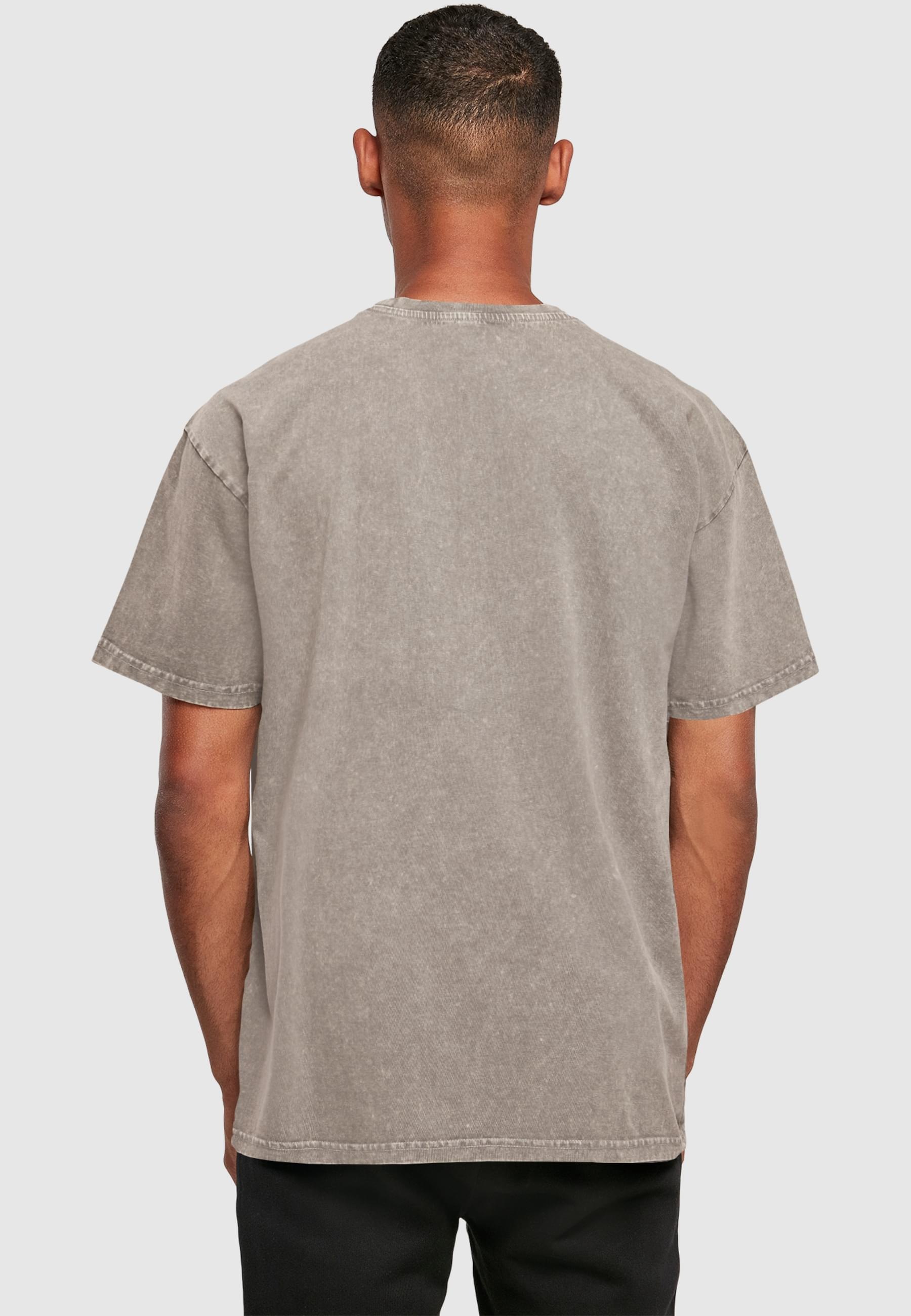 Merchcode T-Shirt »Merchcode Herren Cherry Acid Washed Oversize Tee«, (1 tlg.)