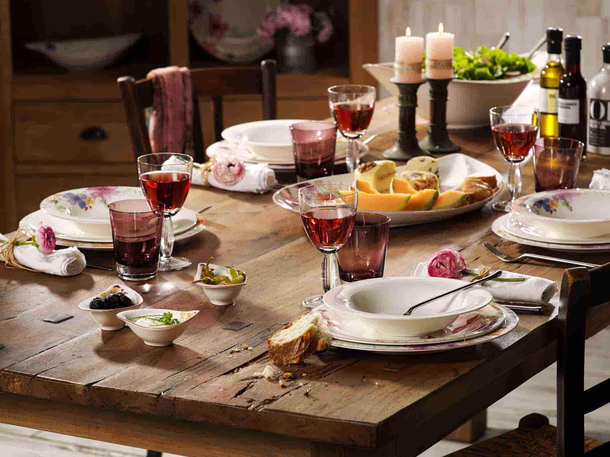 Villeroy & Boch Suppenteller »Suppenteller Mariefleur Basic ø 23 cm 6er Set bunt«
