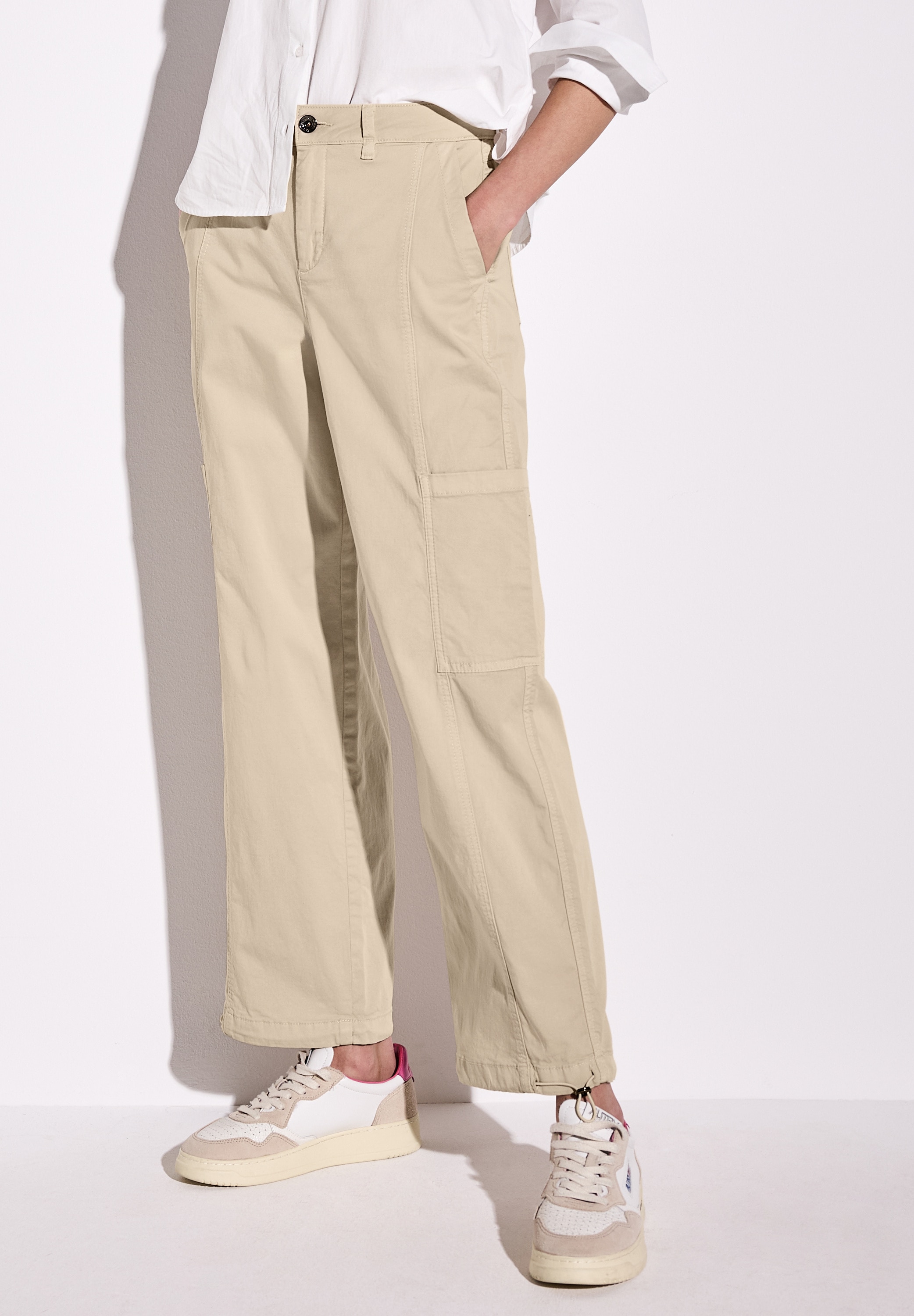 STREET ONE Cargohose  High Waist