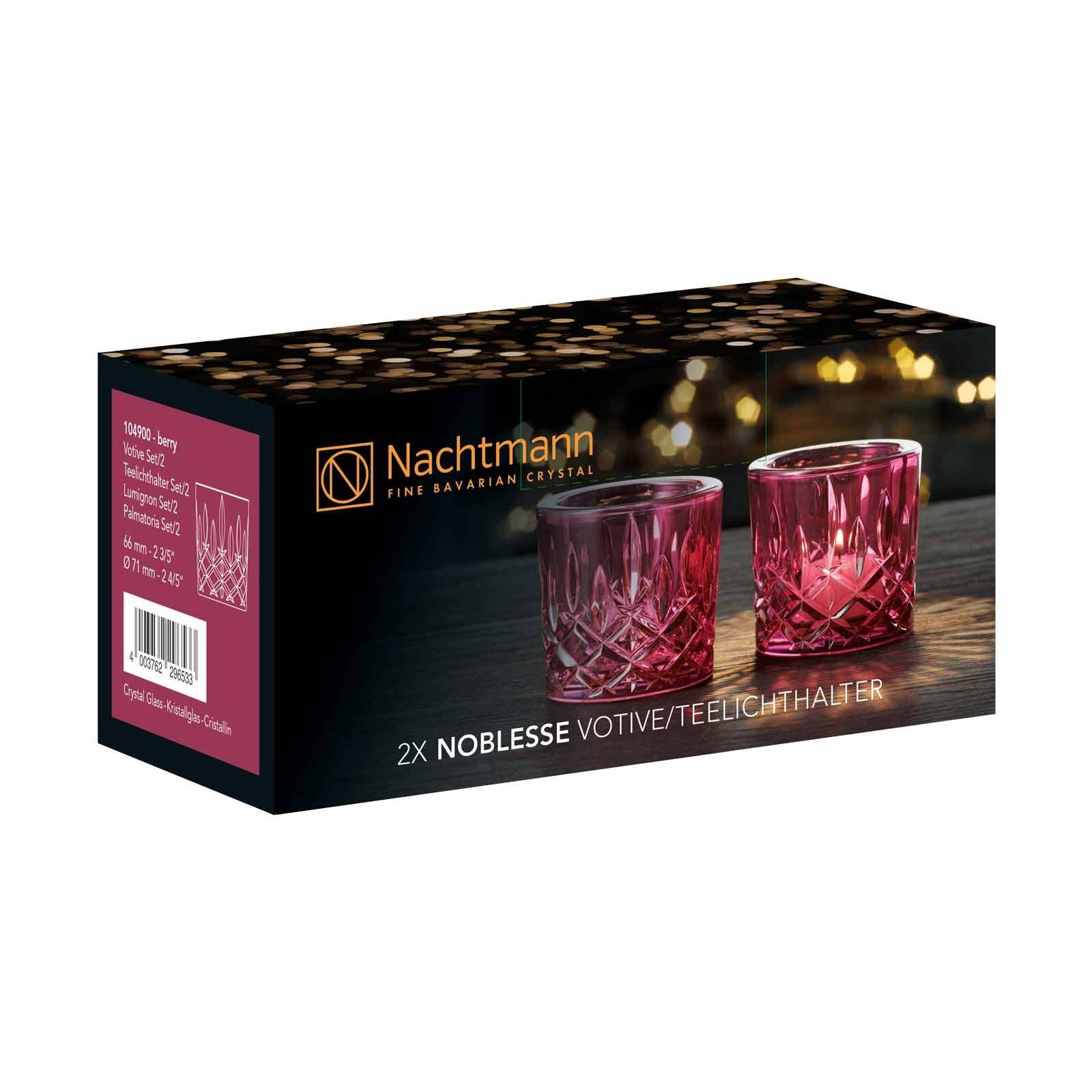 Nachtmann Kerzenhalter »Teelichthalter Noblesse Votives ø 7,1 x 6,6 cm 2er Set«