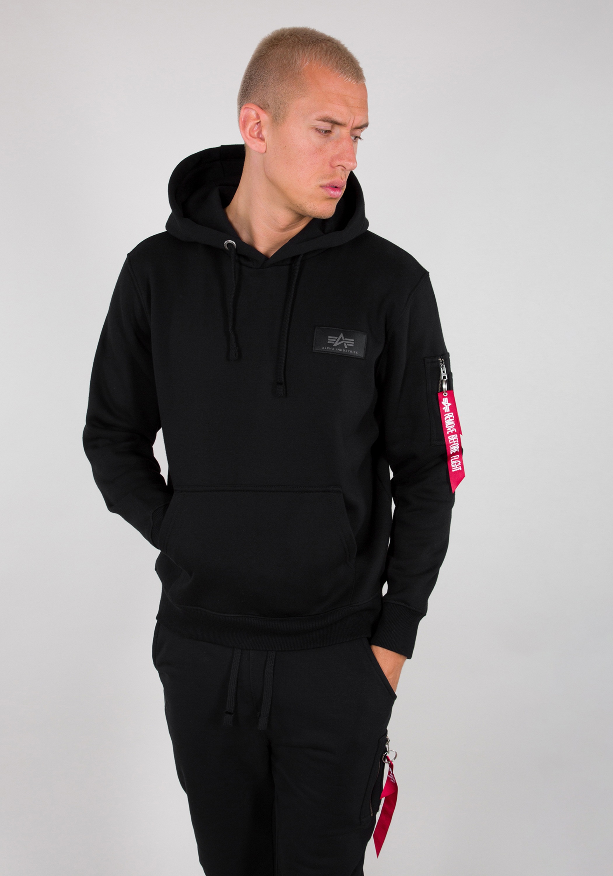 Thumbnail - Alpha Industries Hoodie "Alpha Industries Men - Hoodies BP Hoodie Camo Print"
