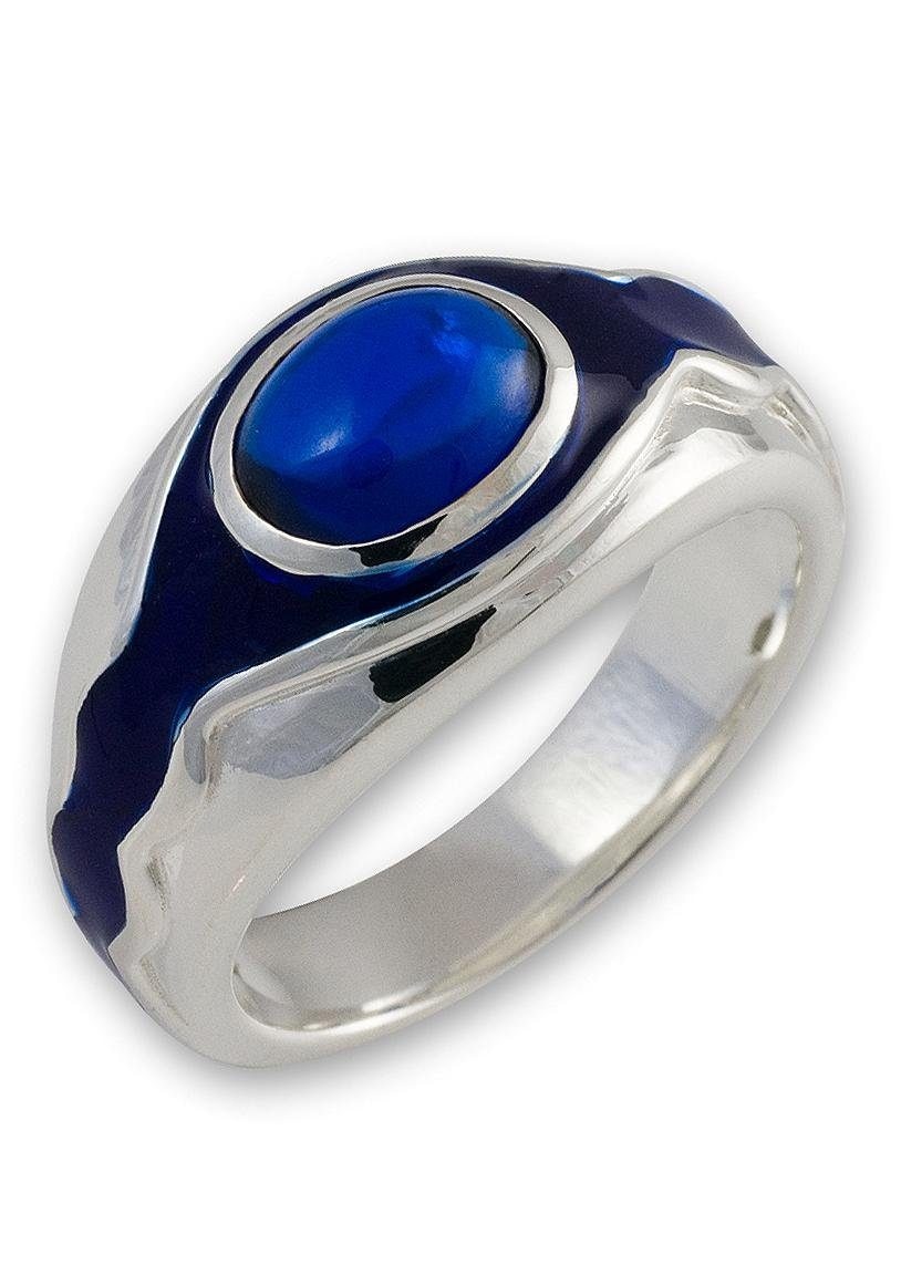 Der Herr der Ringe Fingerring »Vilya - Elronds Ring, 10004023«, Made in Germany - mit Emaille - mit Zirkonia (synth.)