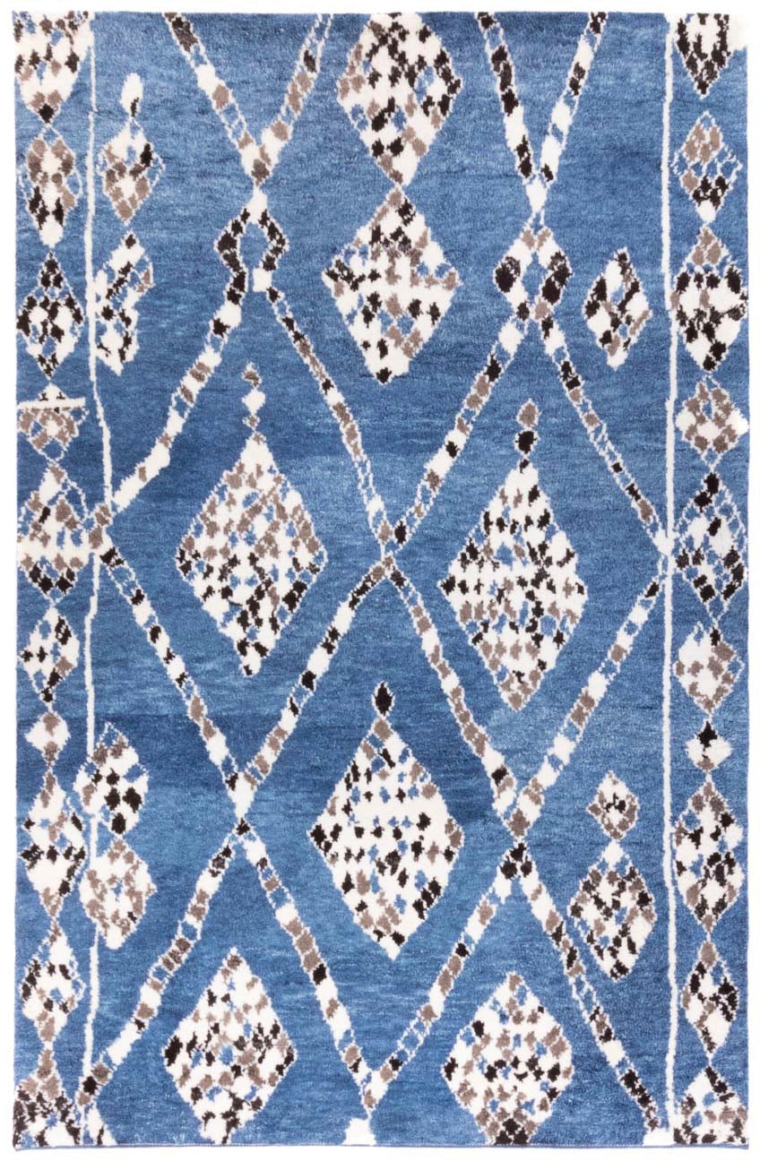 Wollteppich »Berber Teppich - Meral - rechteckig«, rechteckig, handgeknüpft