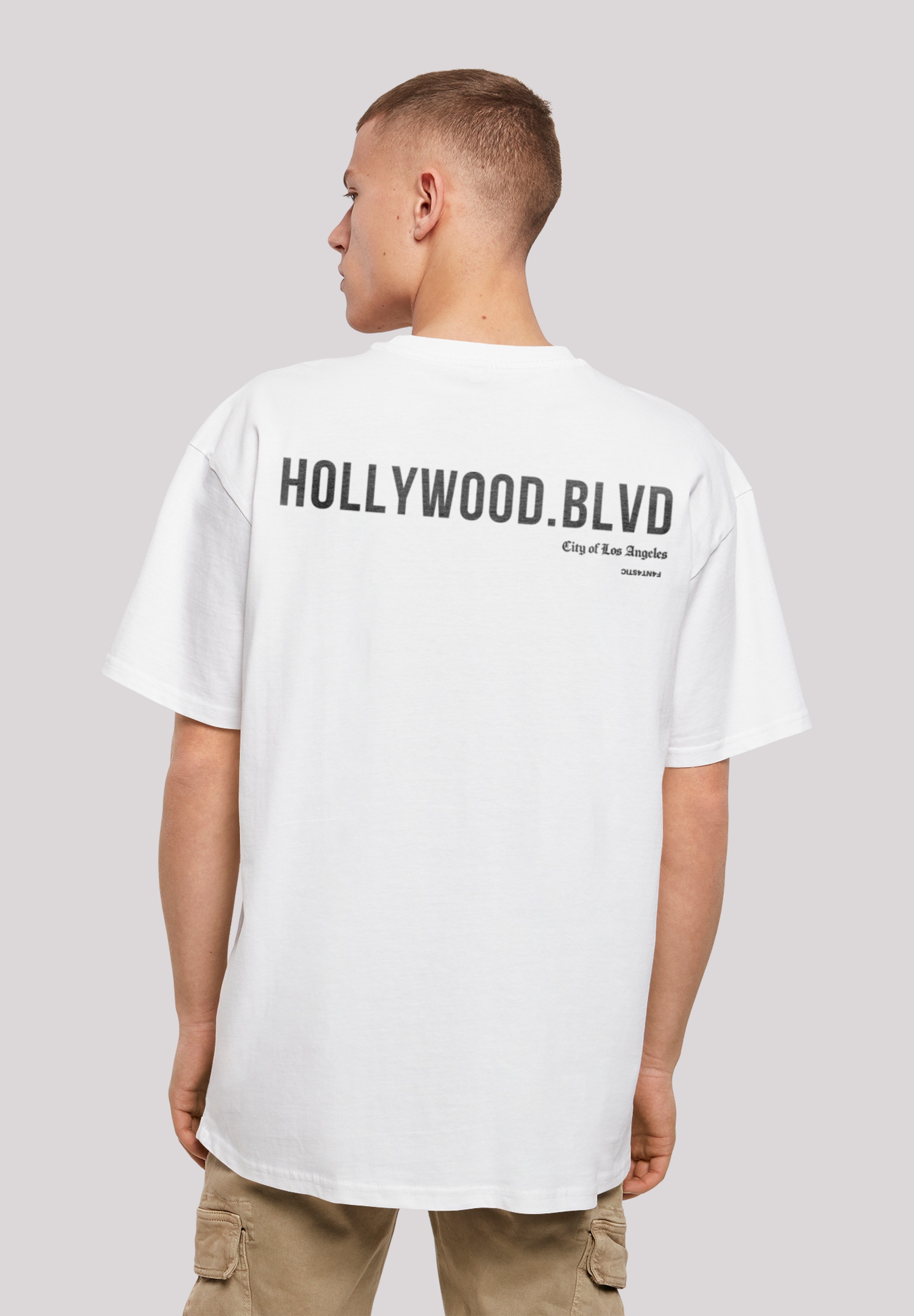 F4NT4STIC T-Shirt »Hollywood blvd OVERSIZE TEE«, Print