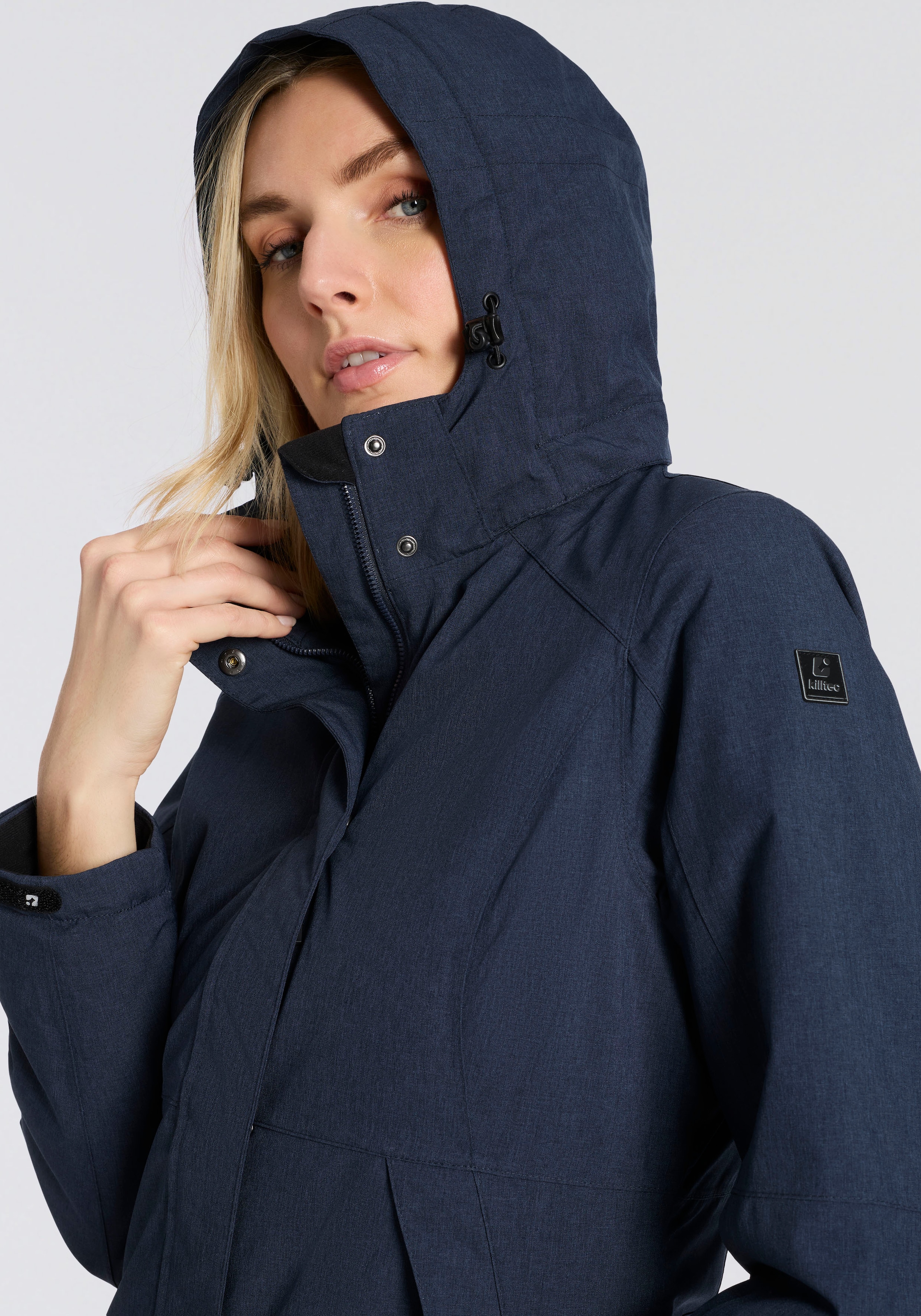 Killtec Outdoorjacke »KOW 37 WMN JCKT« mit abnehmbarer Kapuze, wasserdicht, winddicht, atmungsaktiv