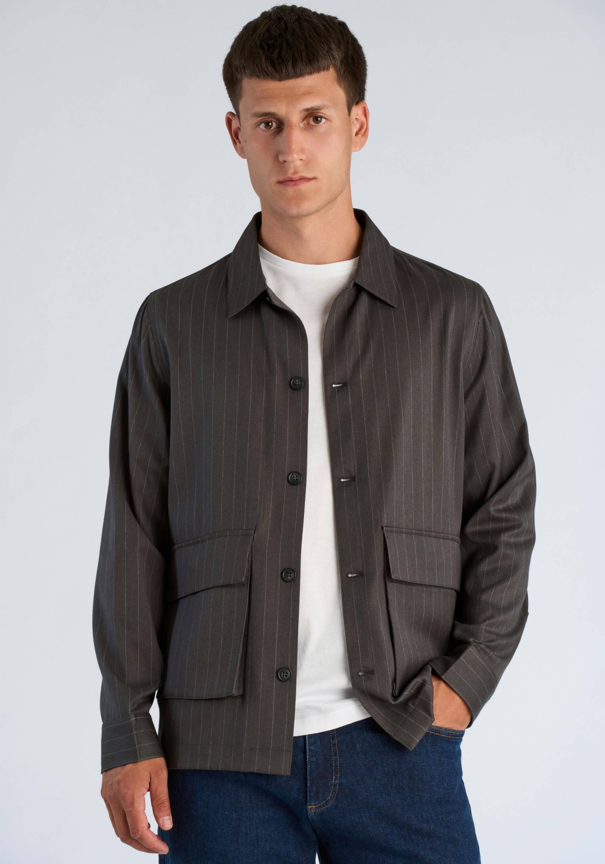JUNK de LUXE Outdoorhemd »Hemdjacke Modern Fit«