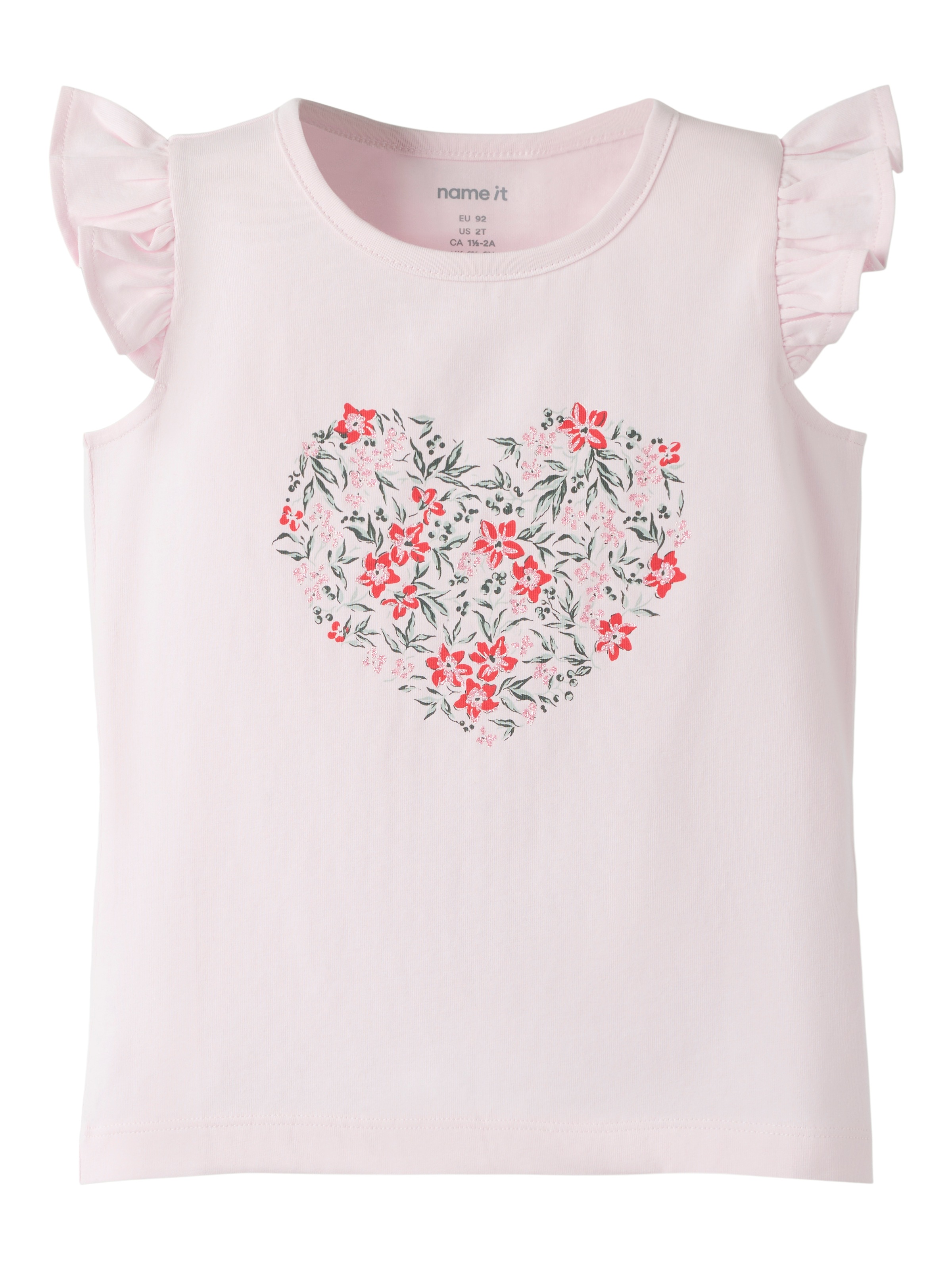 Name It T-Shirt "NMFVAYANA CAPSL TOP" Baumwollmischung, regular fit