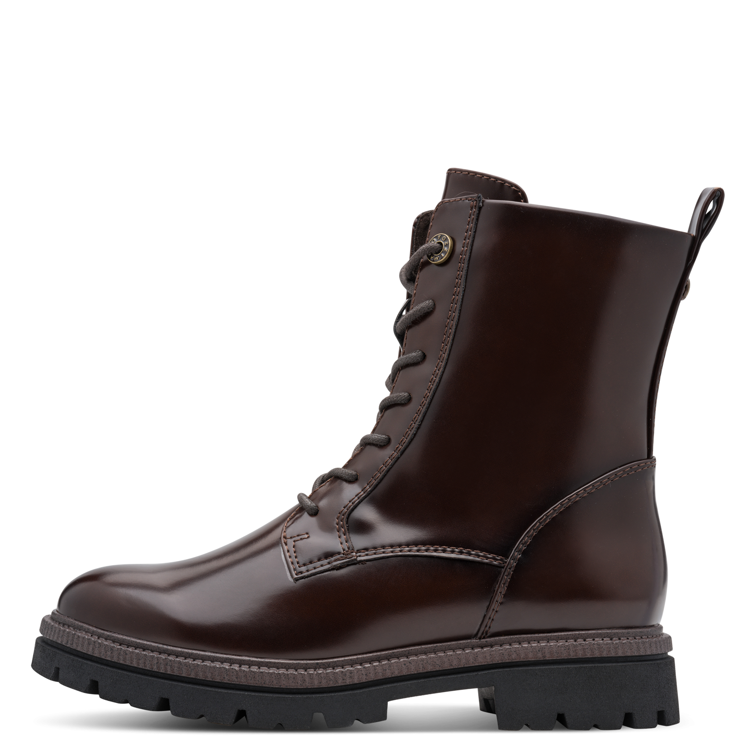 MARCO TOZZI Schnürstiefelette  Blockabsatz, Schnürboots in veganer Verarbeitung