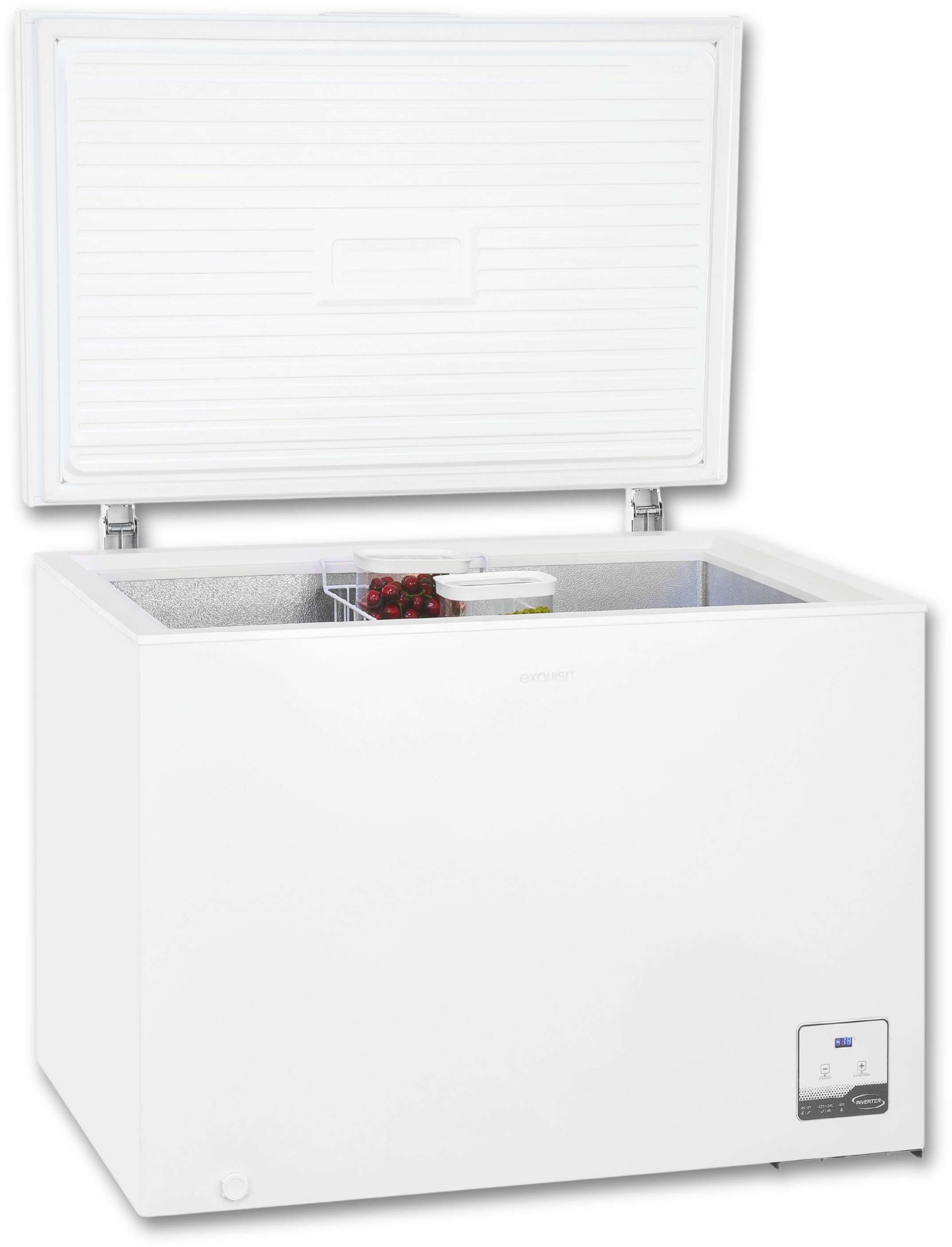 exquisit Gefriertruhe "GT300-050C weiss" 83,5 cm hoch 105,5 cm breit 2-in-1 günstig online kaufen