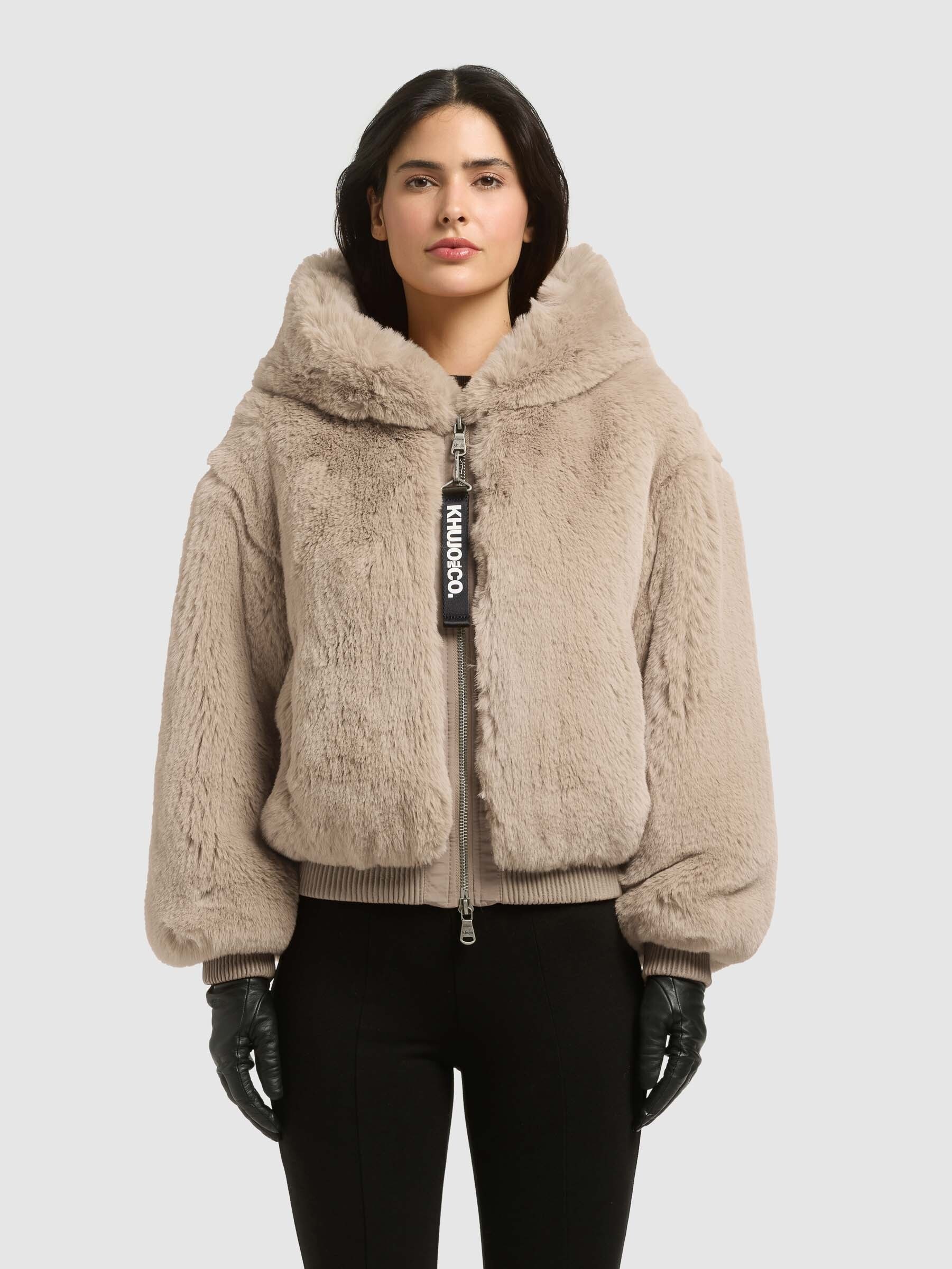 khujo Blouson »KRIS« mit Kapuze