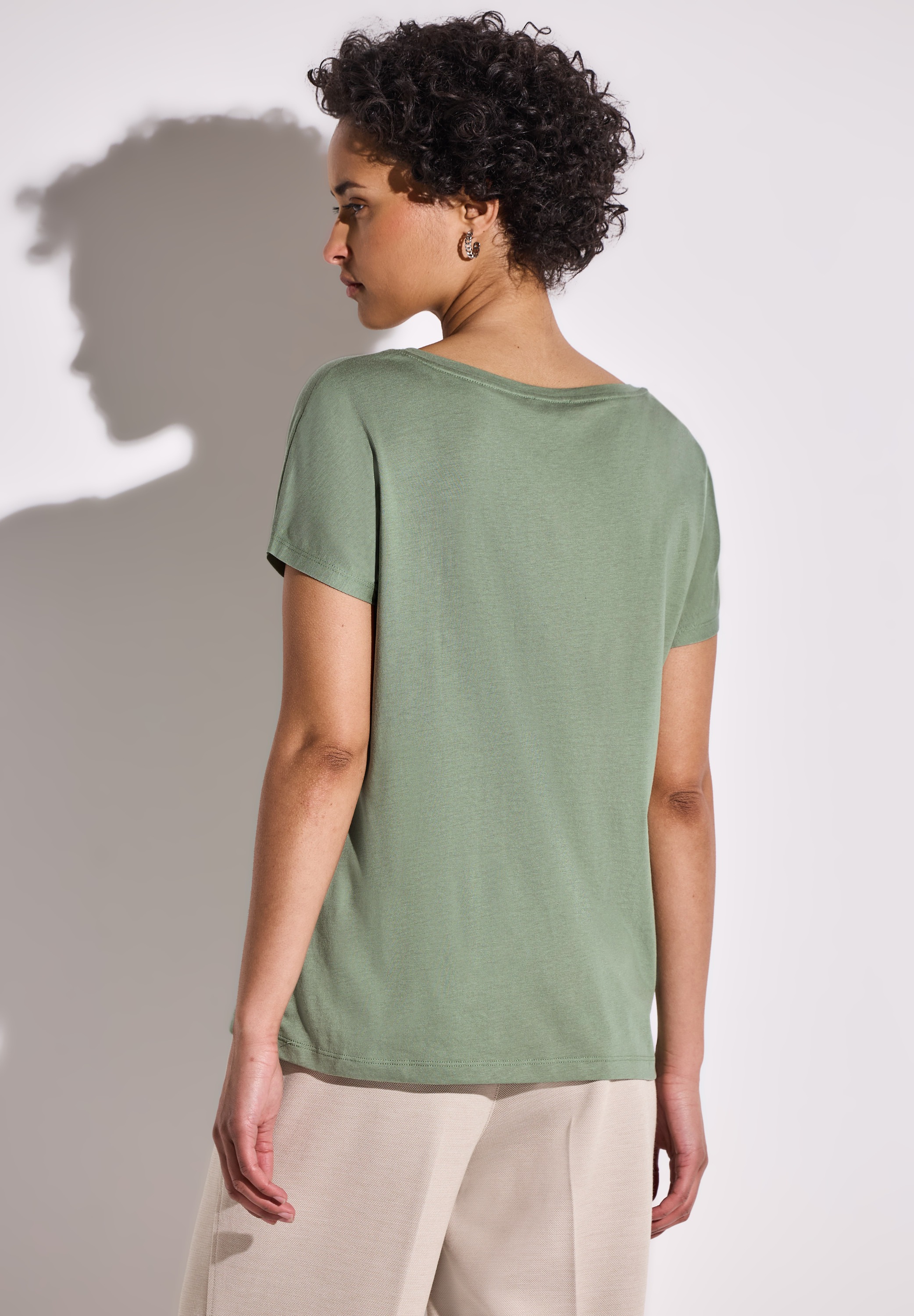 STREET ONE T-Shirt, im soften Baumwoll-Mix
