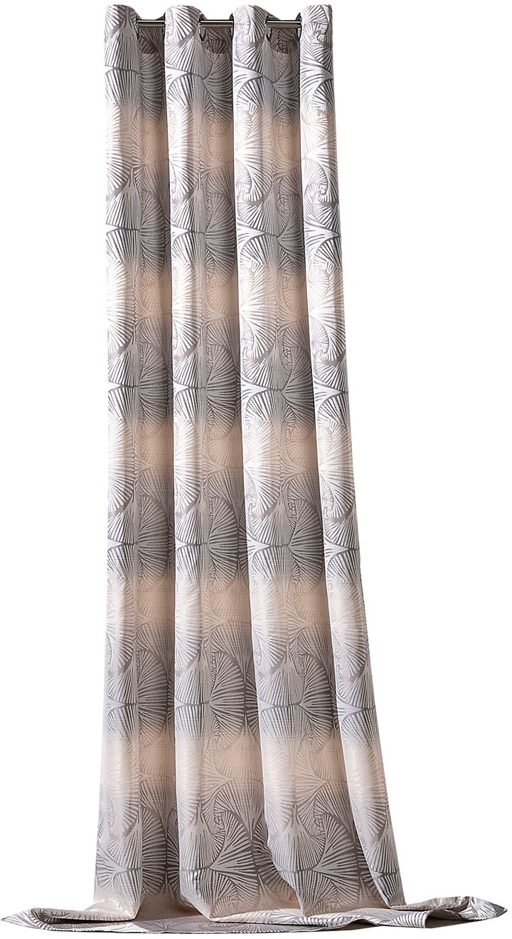 Weckbrodt Vorhang "Gingko" Ösen 1 Stk. tlg. Jacquard mit Gingko - Muster, Ö günstig online kaufen