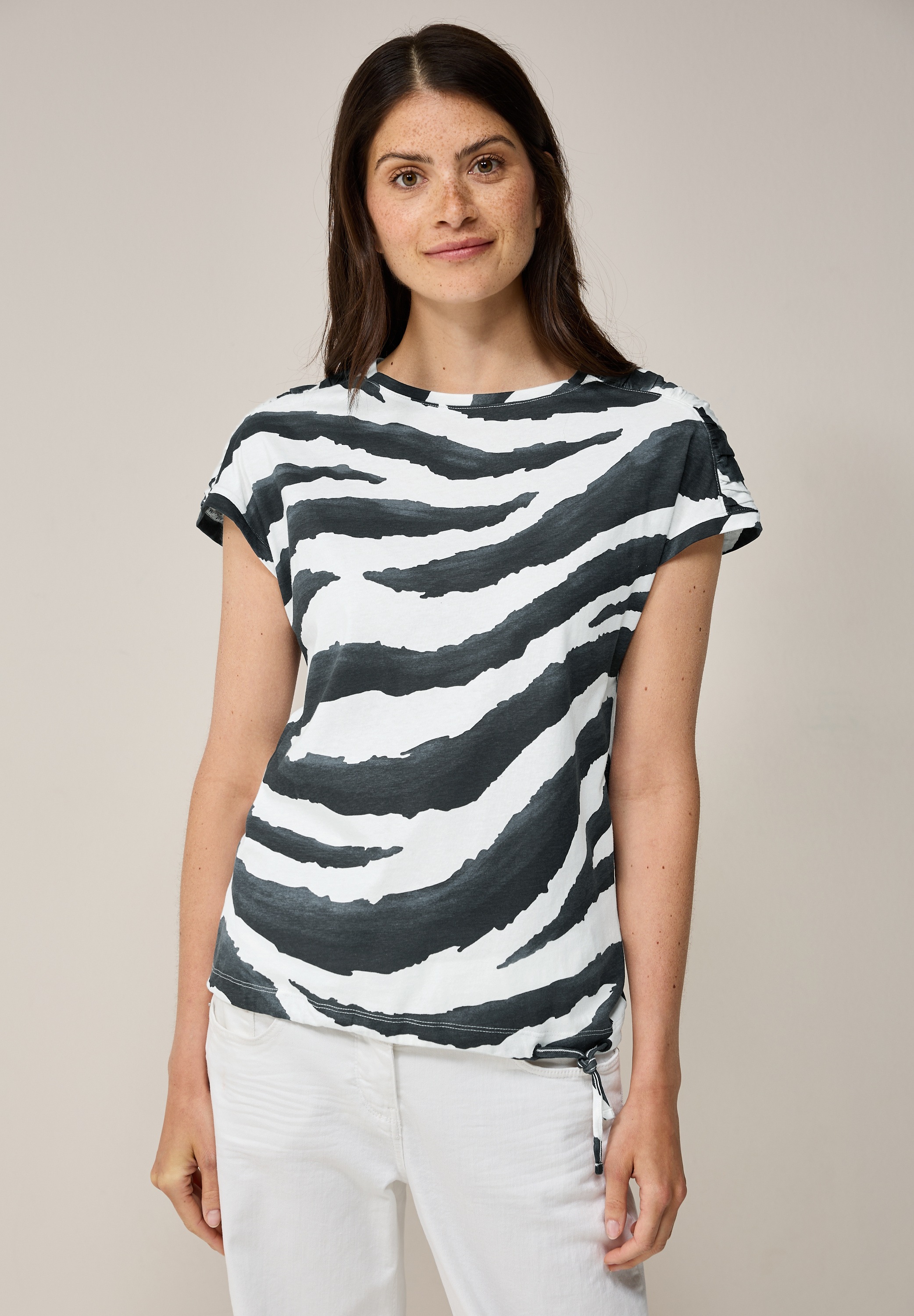 Cecil T-Shirt, mit U-Boot-Ausschnitt günstig online kaufen