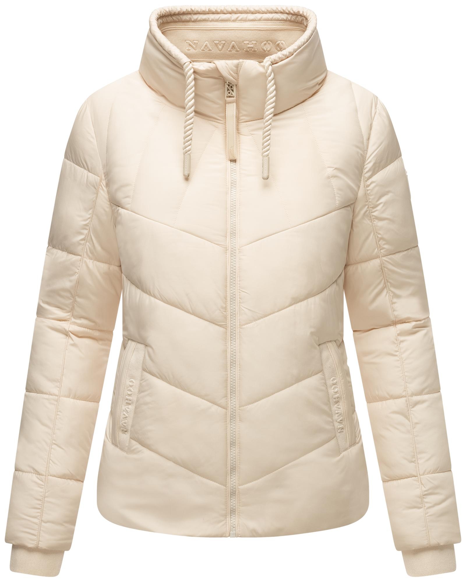 Navahoo Steppjacke "Liebesfee 14" ohne Kapuze gesteppte Damenjacke mit wattiertem Stehkragen