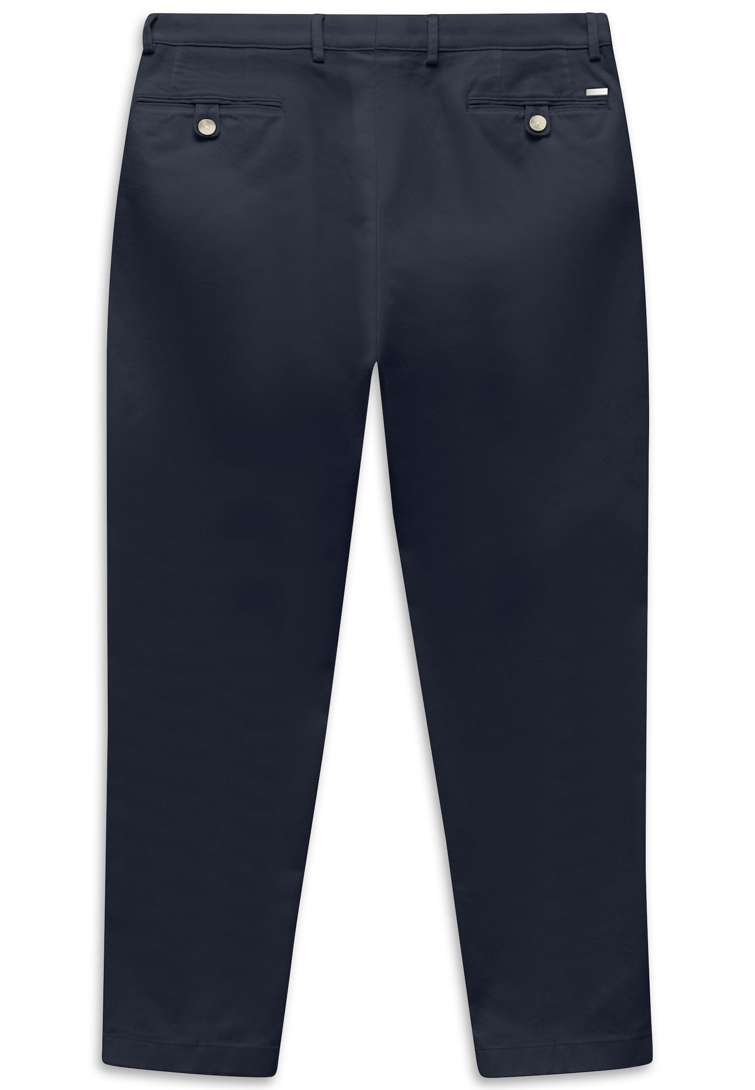 bugatti Bundfaltenhose "Tapered Fit" aus Baumwoll-Stretch günstig online kaufen