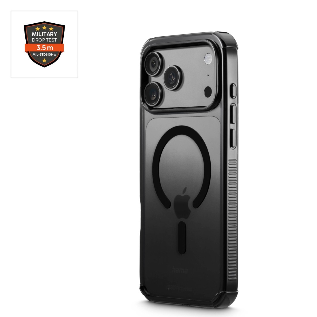 Hama Smartphone-Hülle »Handyhülle für Apple iPhone 17 Pro Max 18 Pro Max D3O« D3O-Technologie, Fallschutz bis 3,5 m, Kratzschutz, magnetisch