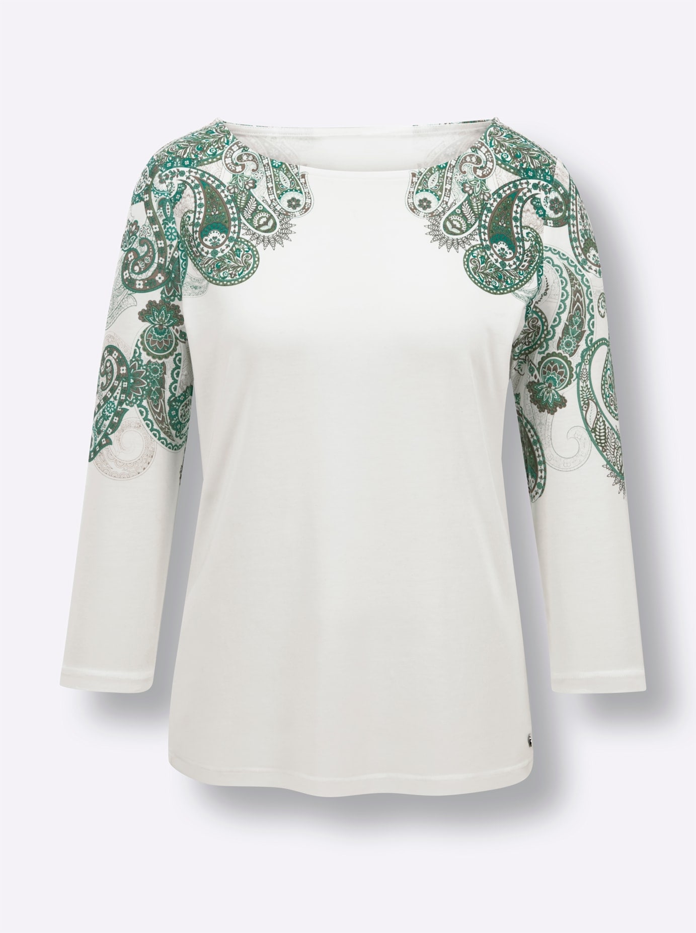 CREATION L PREMIUM 3/4-Arm-Shirt »Lyocell-Shirt«, (1 tlg.)