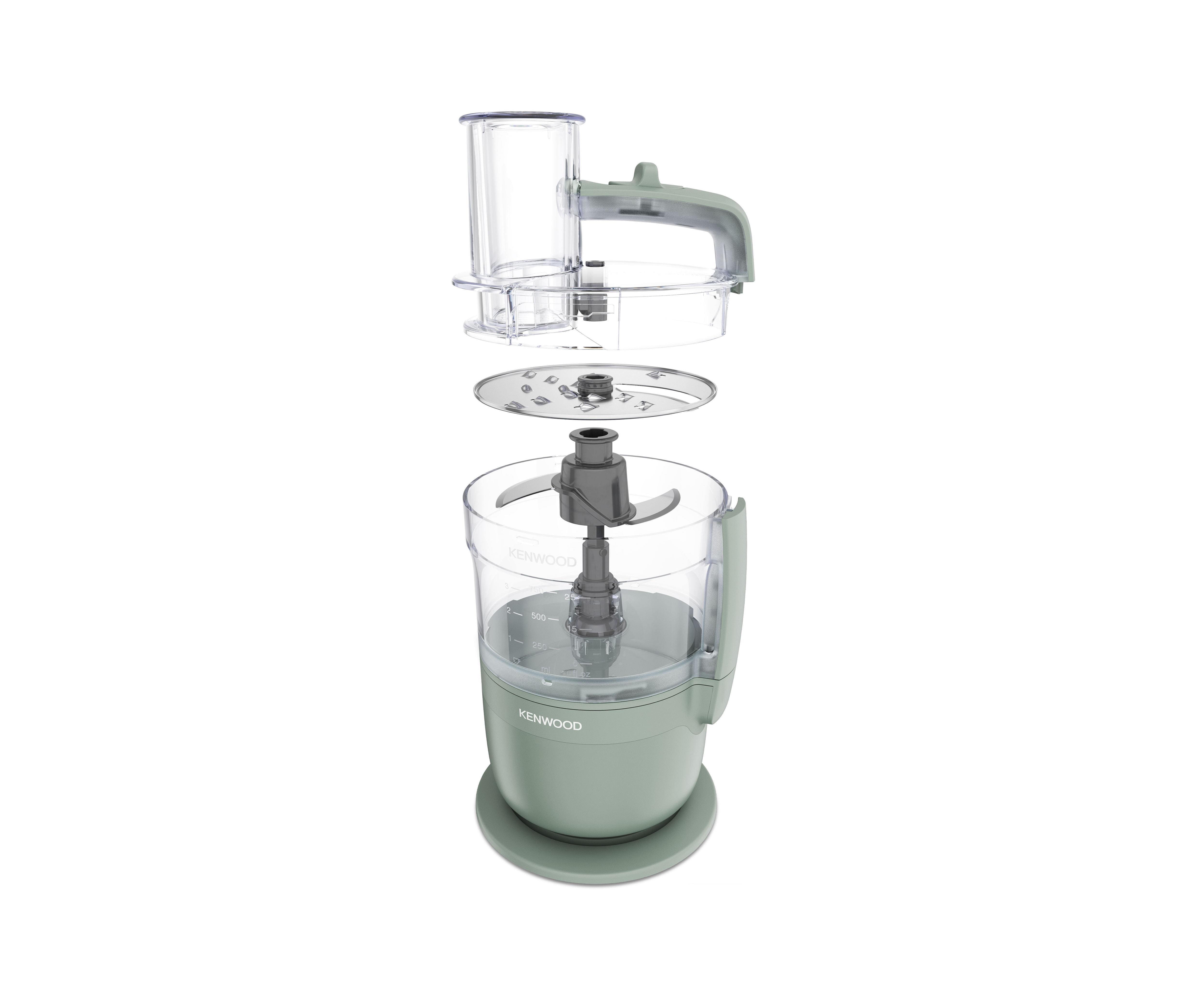 Kenwood Küchenmaschine "MultiPro Go FDP23.380GY" Für Smoothies, zum Schneiden, Reiben, Pürieren und Teig Kneten
