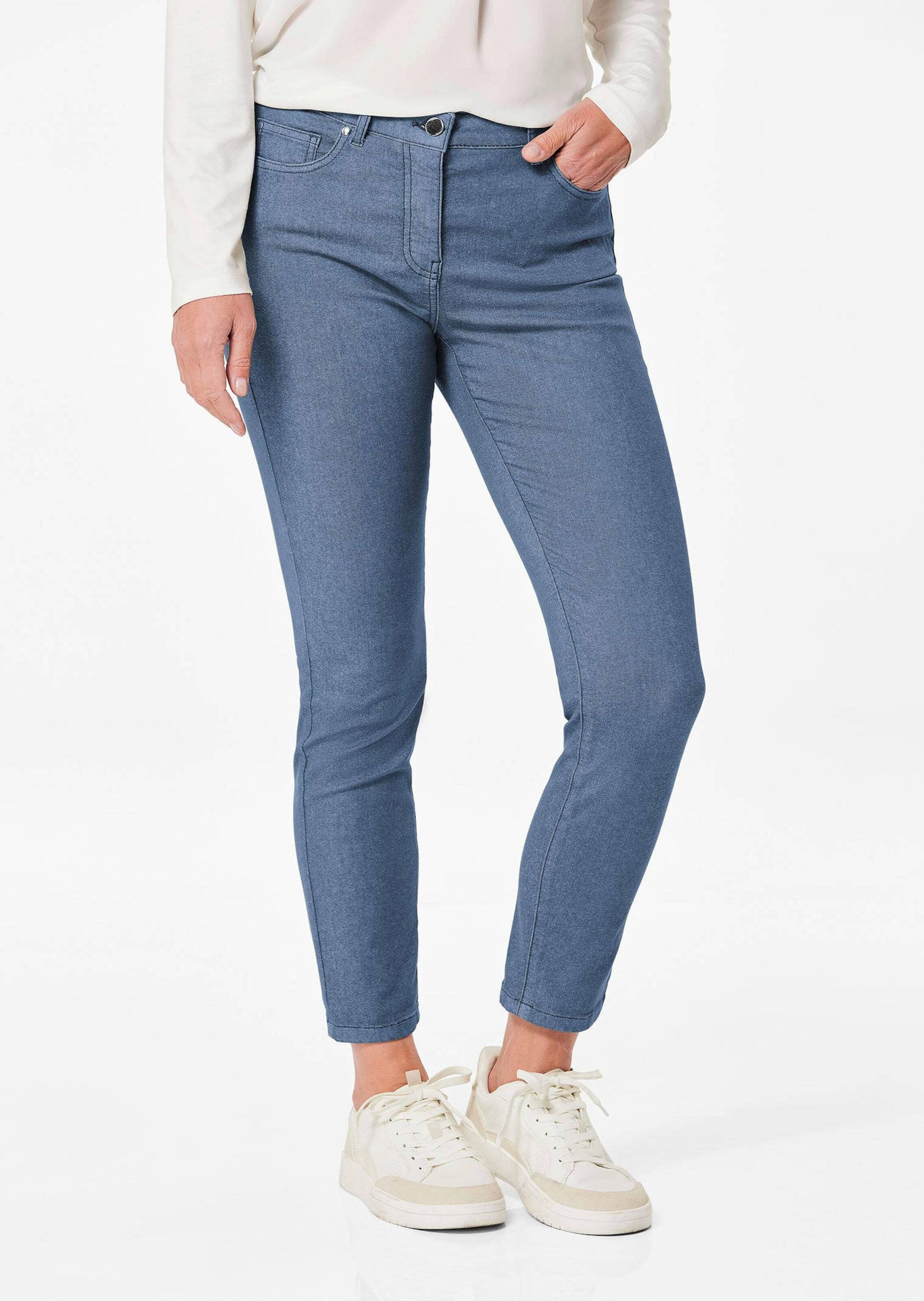 GOLDNER 7/8-Hose »Kurzgröße Schmale Stretchhose BELLA«