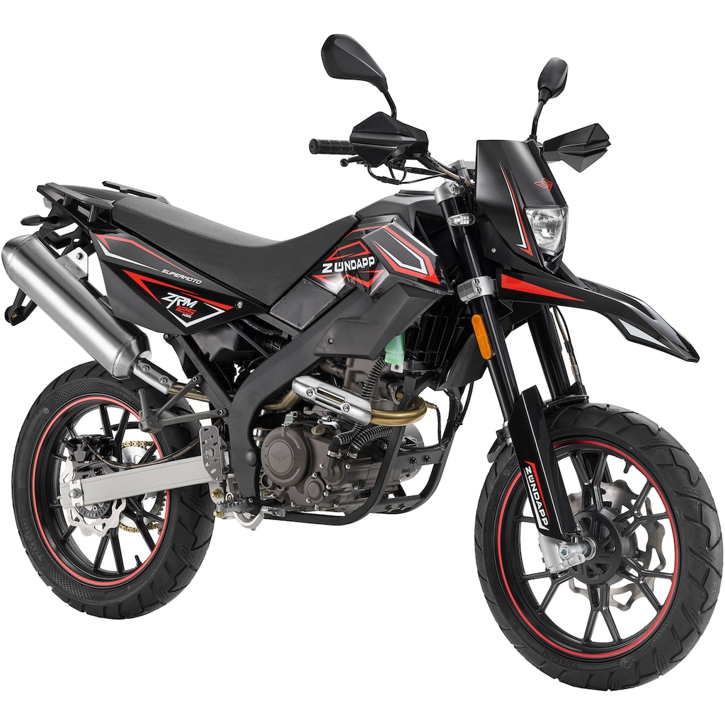 Zündapp Motorrad »ZRM 125 Supermoto E5«, 124 cm³, 102 km/h, Euro 5, 15 PS