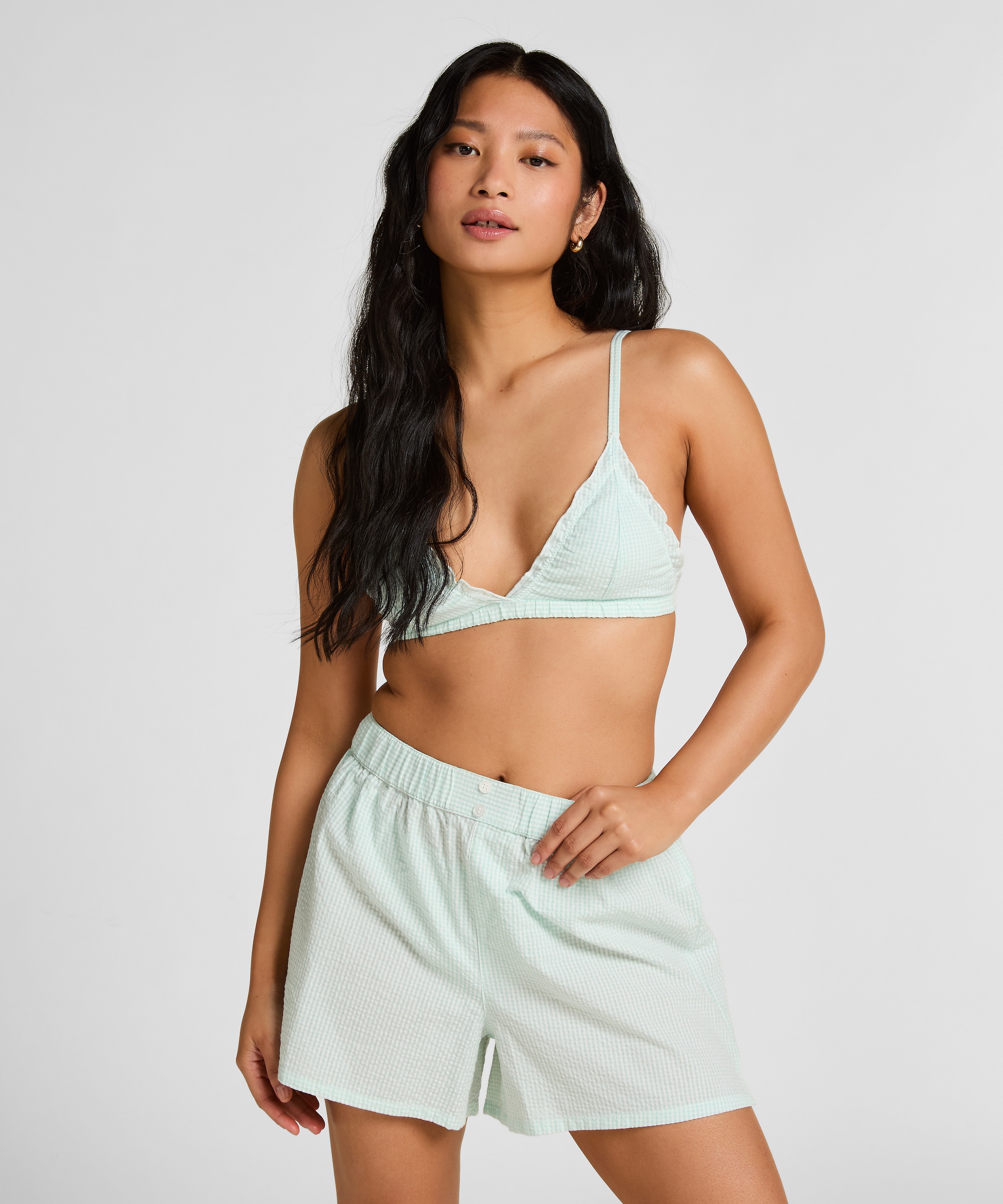 Hunkemöller Pyjama "Pyjama Short Seersucker" günstig online kaufen