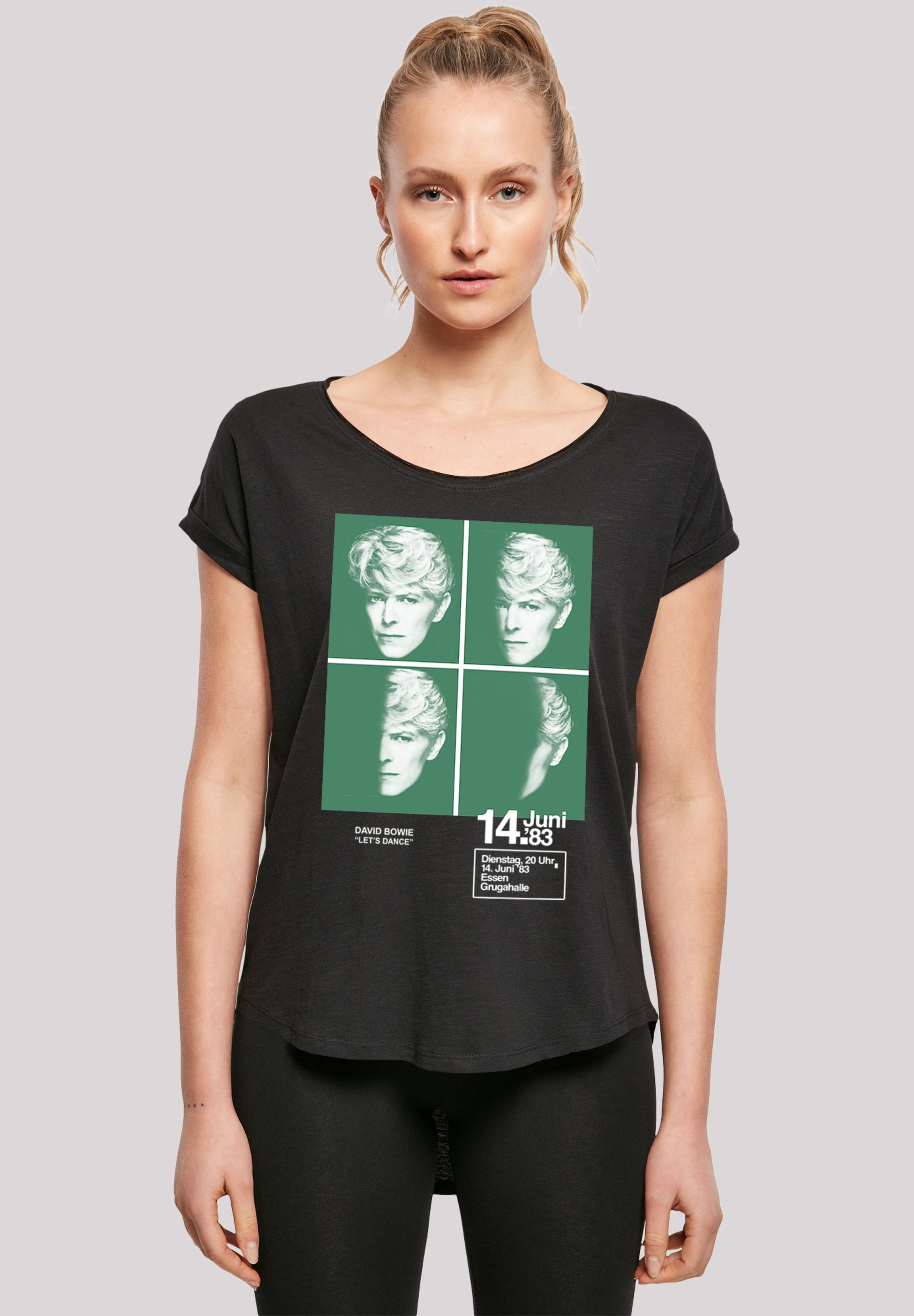 F4NT4STIC T-Shirt "David Bowie 1983 Concert Poster", Print günstig online kaufen