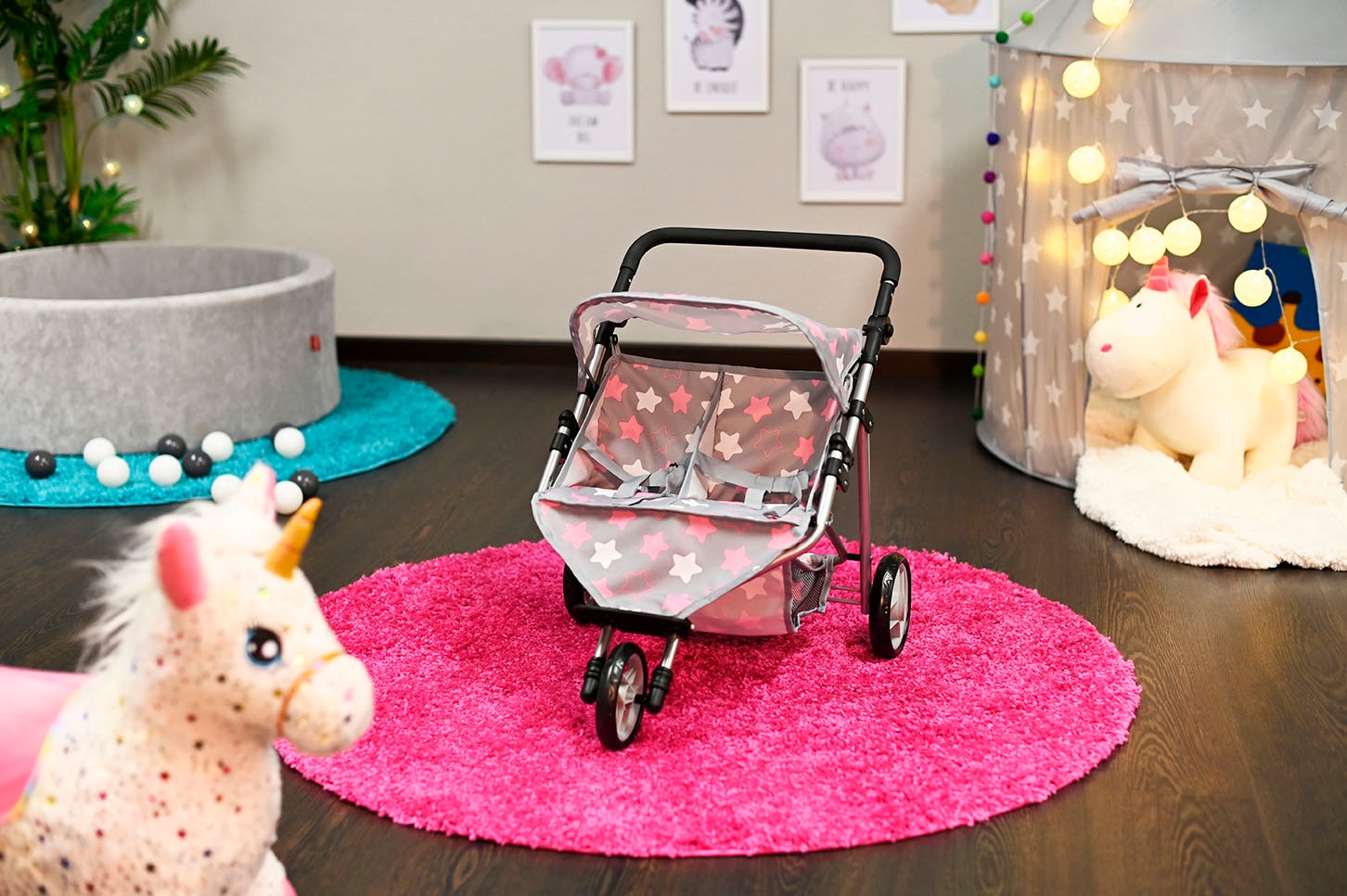 Knorrtoys® Puppen-Zwillingsbuggy »Duo«