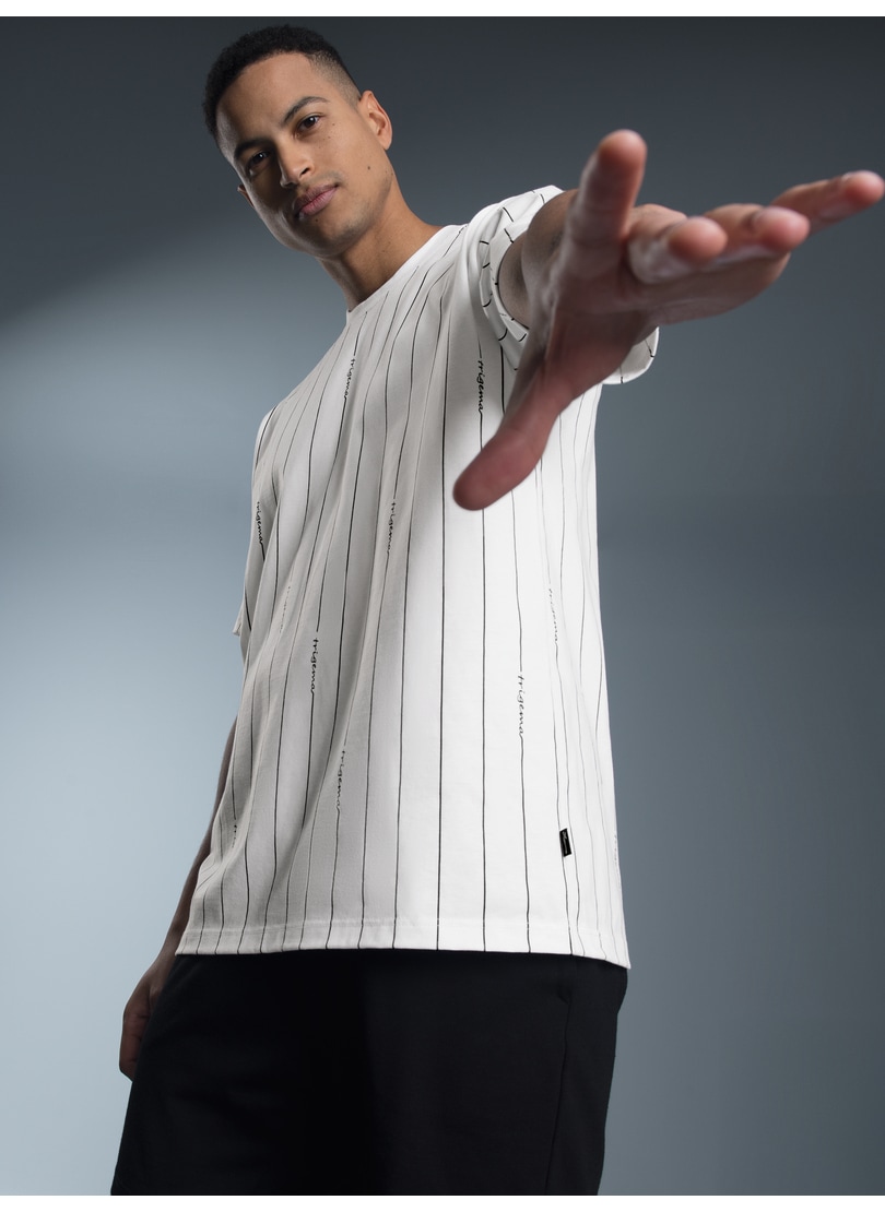 Trigema T-Shirt "TRIGEMA T-Shirt mit Allover Streifen-Muster", 1 Stk. günstig online kaufen