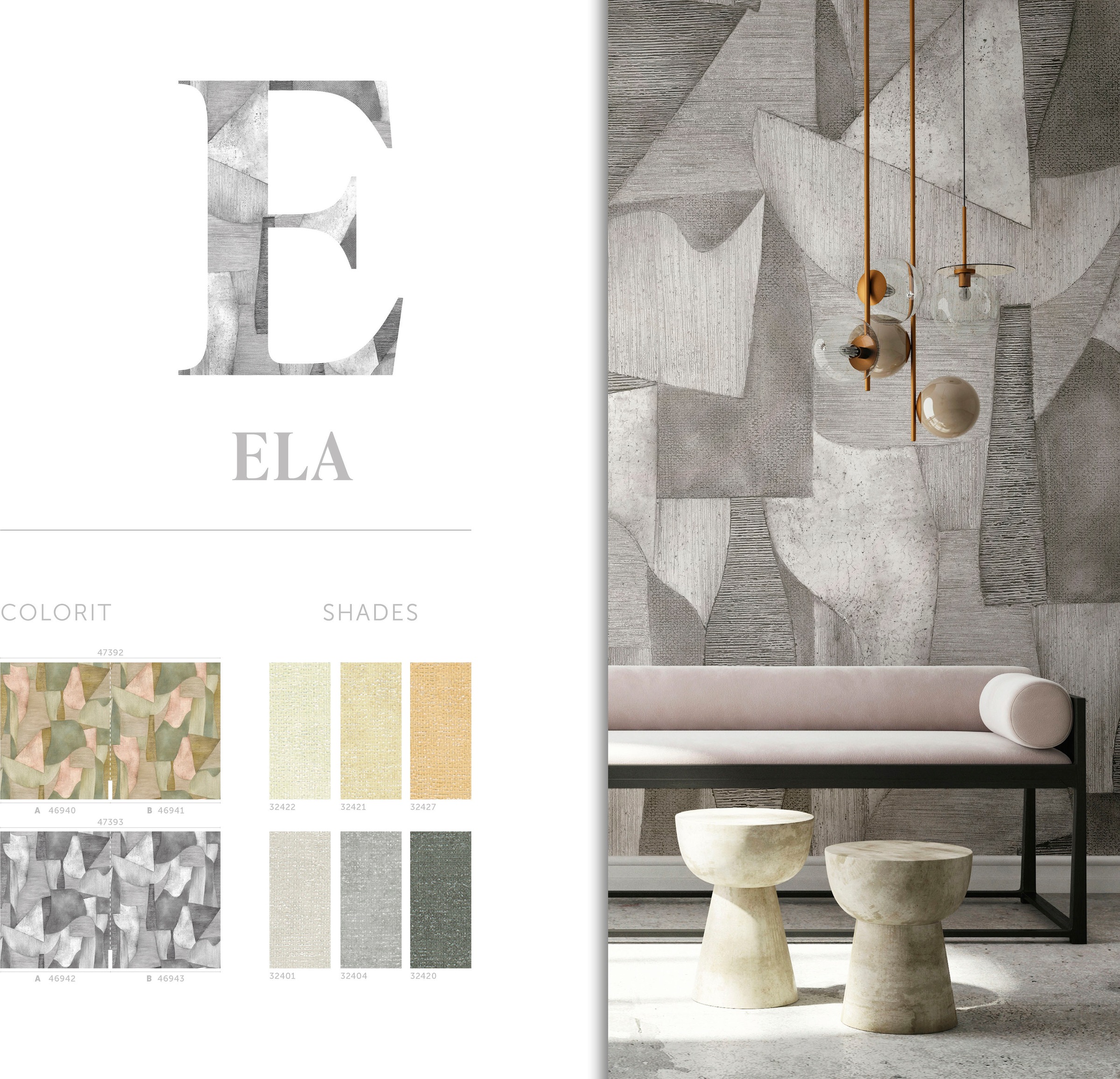 Marburg Fototapete »Ela« matt glatt moderne Tapete für Wohnzimmer Schlafzimmer Küche