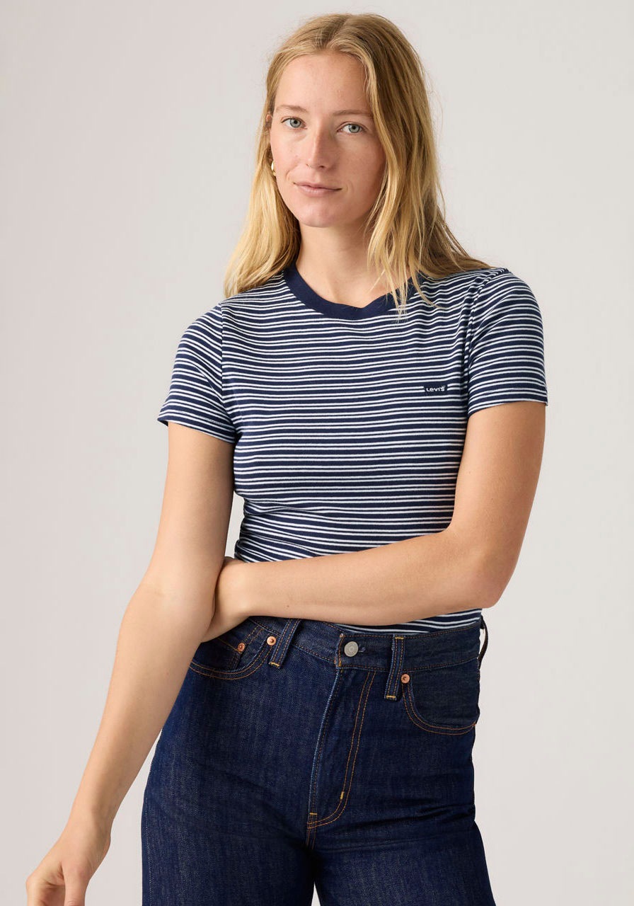 Levis Langarmshirt "ESSENTIAL HM LS TEE" mit Logo Stickerei günstig online kaufen