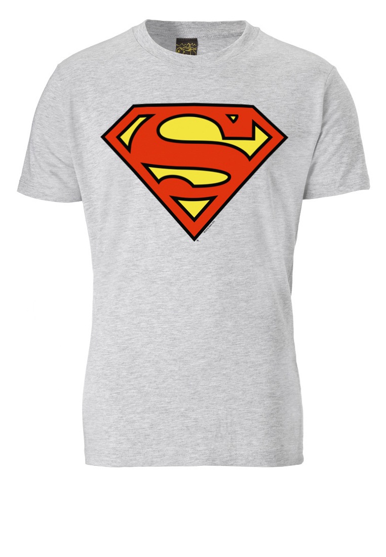LOGOSHIRT T-Shirt »SUPERMAN - LOGO«, mit Superhelden-Logo