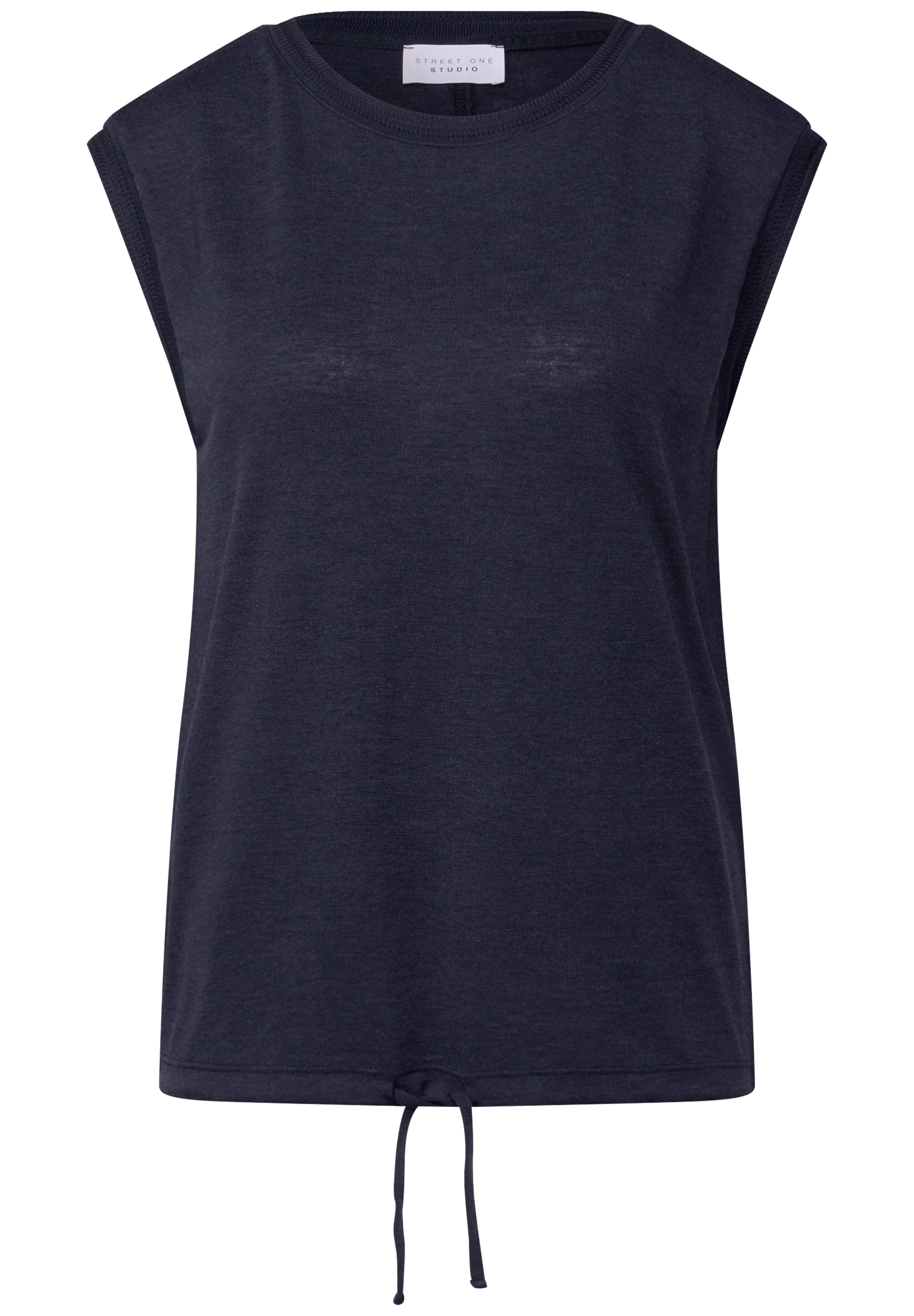 STREET ONE STUDIO T-Shirt, mit Elastiksaum und Tunnelzug