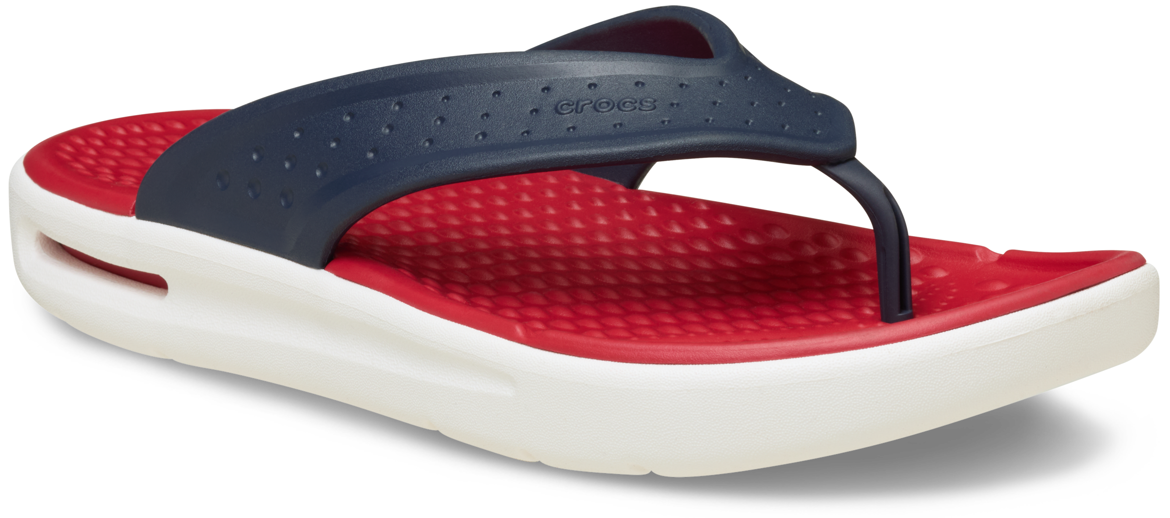 Crocs Zehentrenner "In Motion Lite Ride Flip" Badeschuh, Sommerschuh, Strandschuh mit Zehensteg