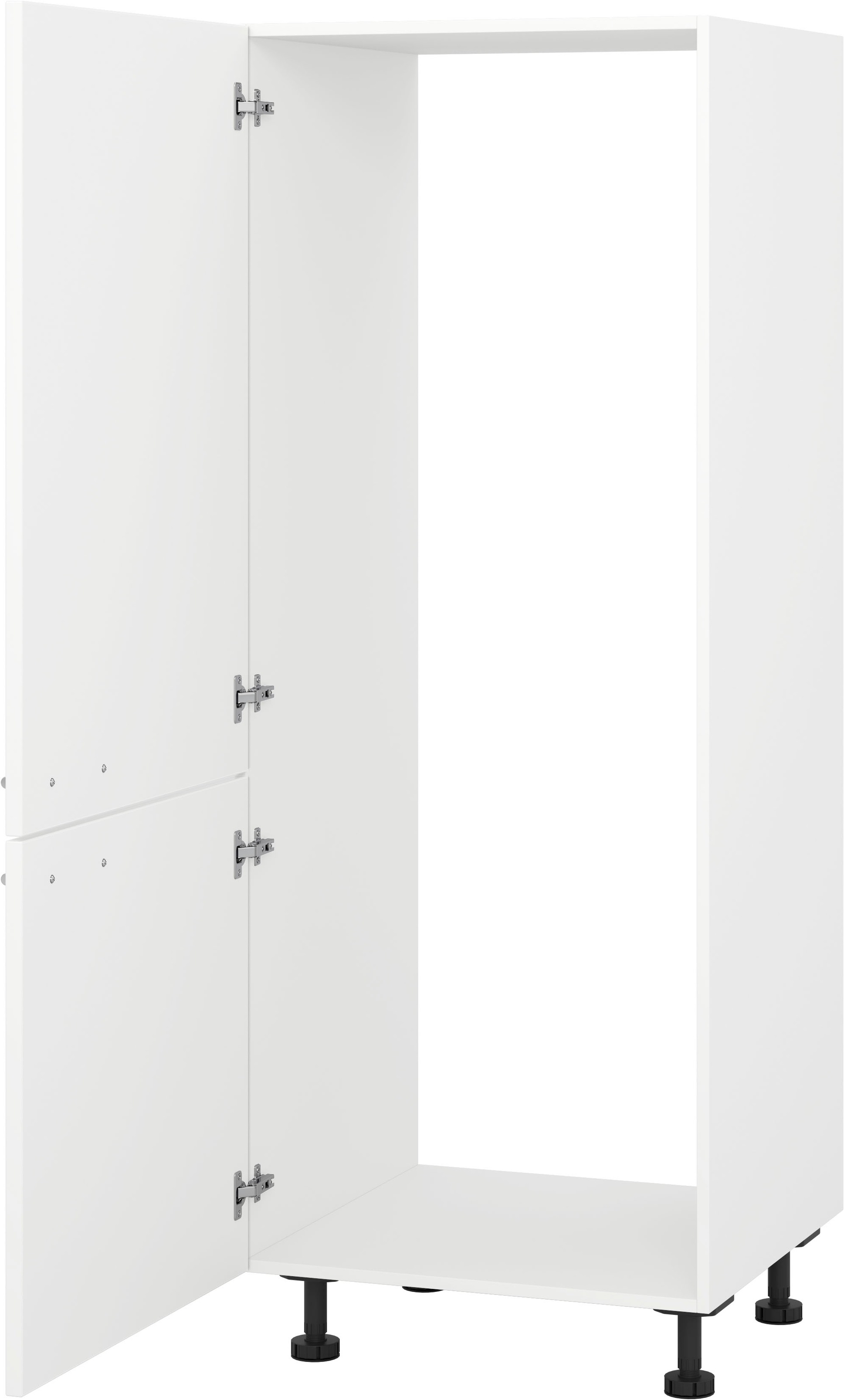 KOCHSTATION ""KS-Scafa" 2 Türen für integrierte Kühl-Gefrier-Kombination 1444 mm" Breite/Höhe: 60/150 cm, wahlweise Türanschlag rechts oder links
