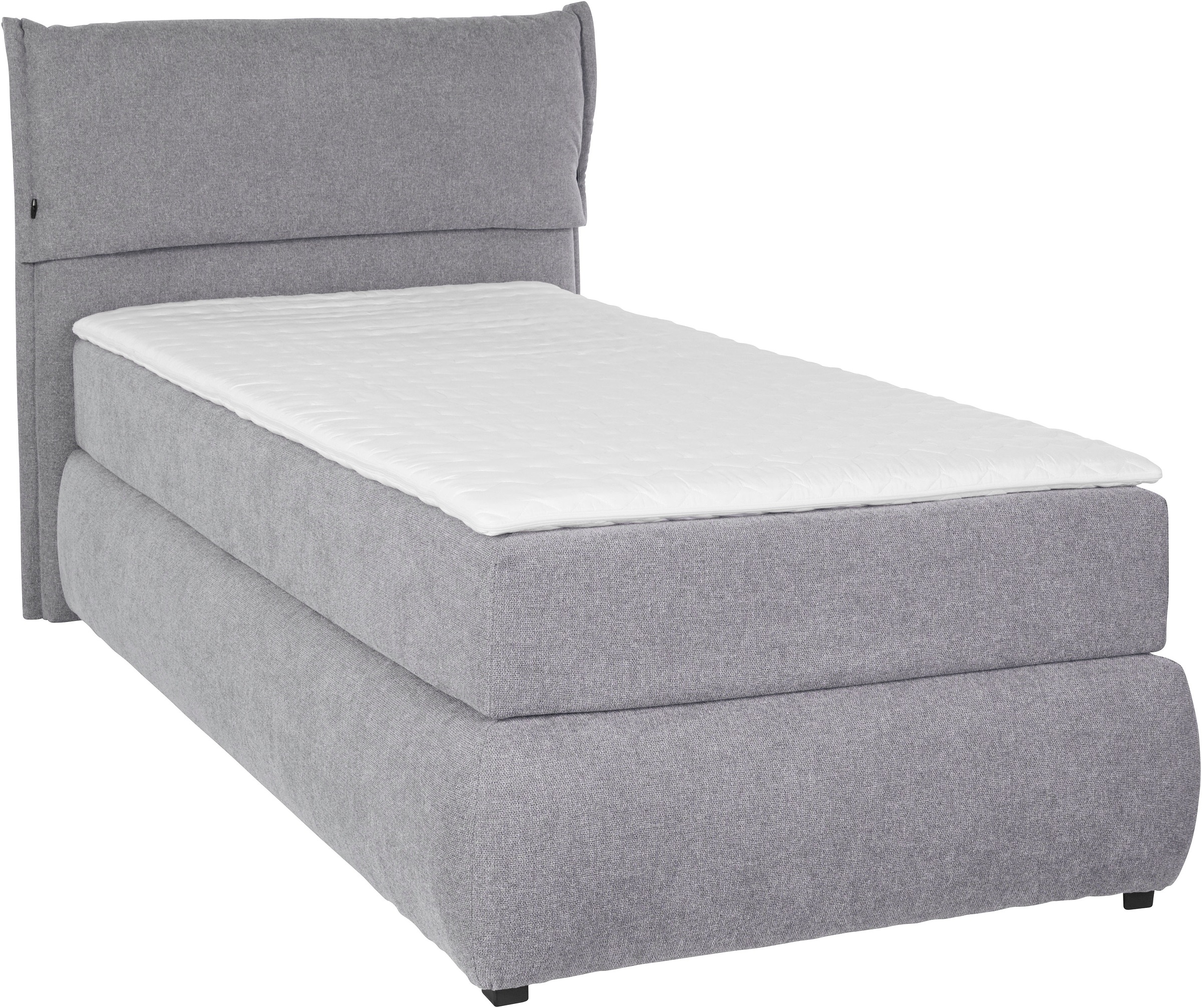 andas Boxspringbett »Jenson«, in 4 Farben, 4 Breiten, 3 Matratzenarten in 2 Härtegraden, Topper