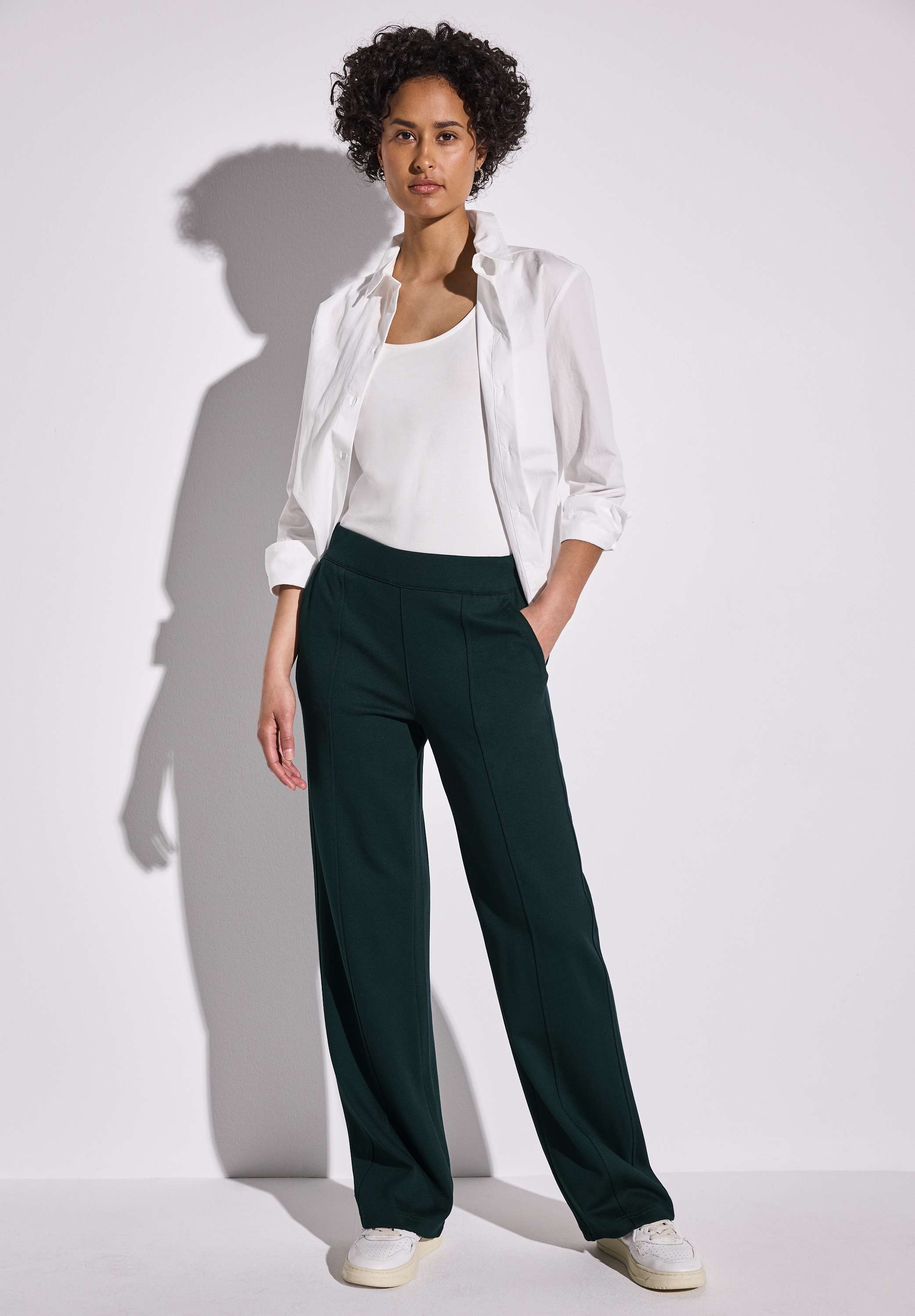 STREET ONE Stoffhose, High Waist