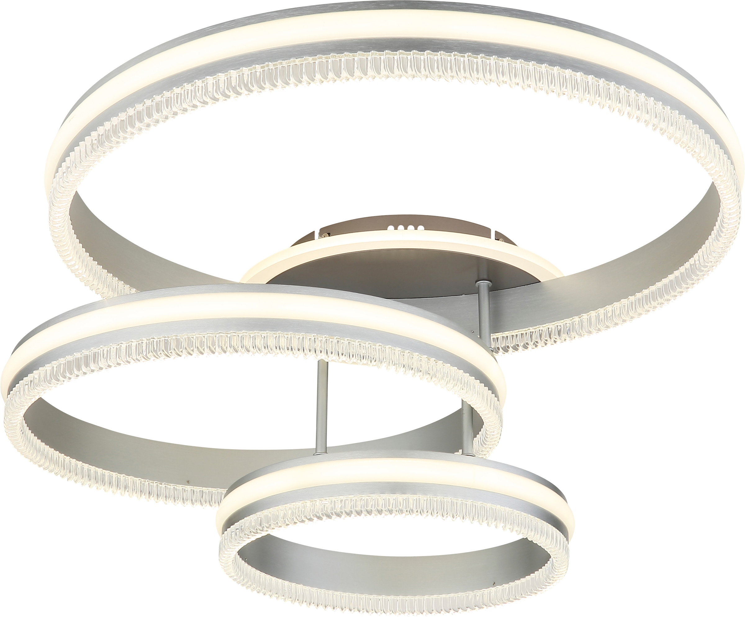 GLOBO LIGHTING Deckenleuchte »FRANCINE« LED-Modul 1 Stk. Große dimmbare Deckenleuchte, smart, Fernbedienung, elegant