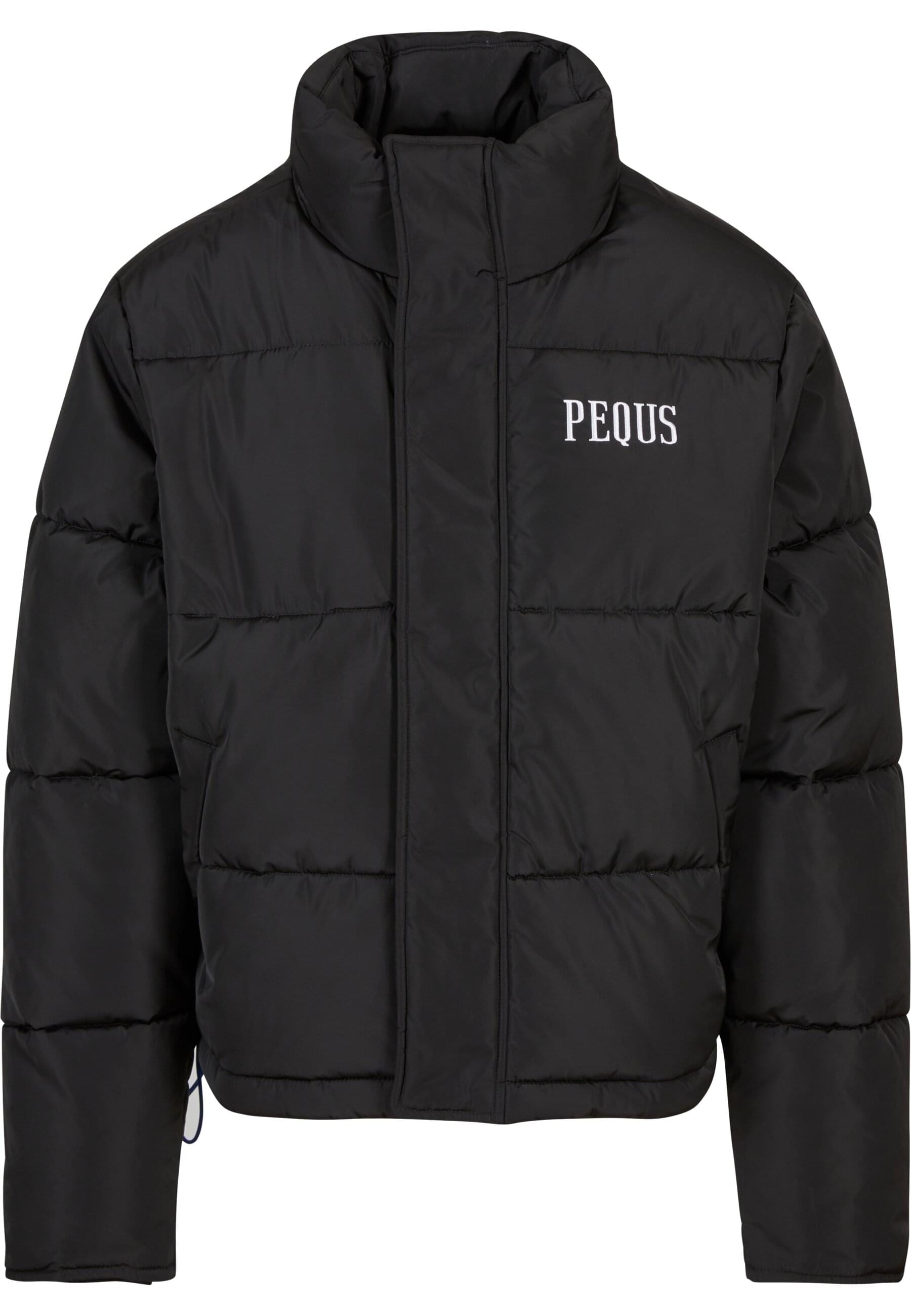 PEQUS Winterjacke "PEQUS PEQUS Chest Logo Puffer Jacket" 1 Stk. tlg. mit Ka günstig online kaufen